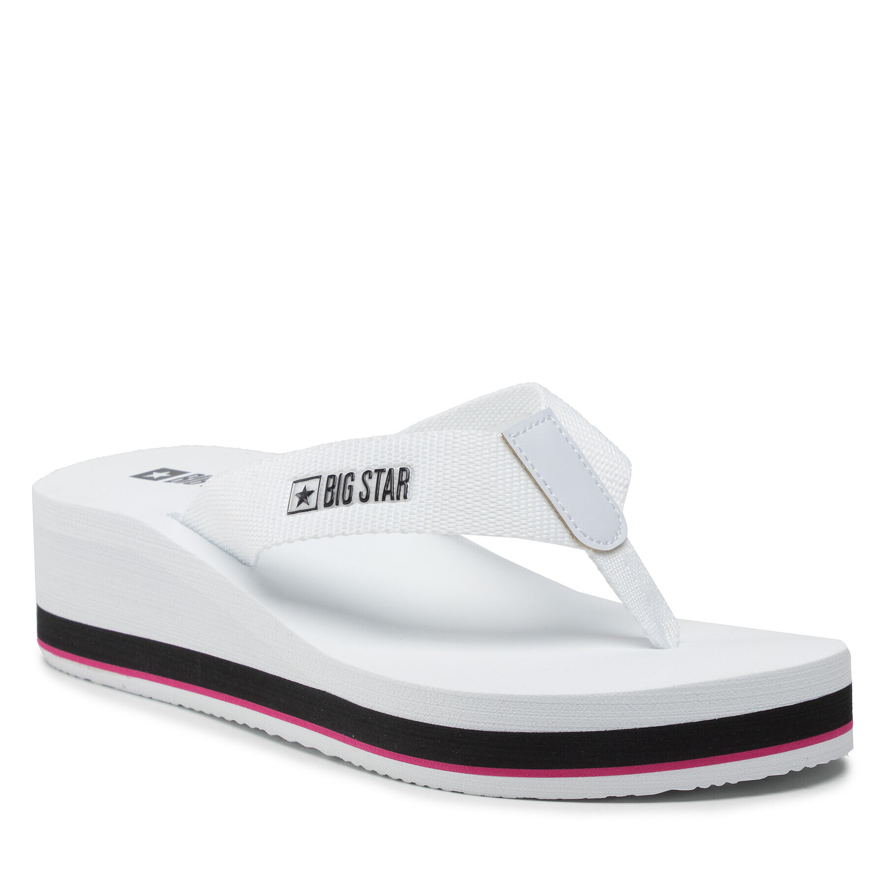 Big Star Shoes Flip flop JJ274A333 Alb - Pled.ro