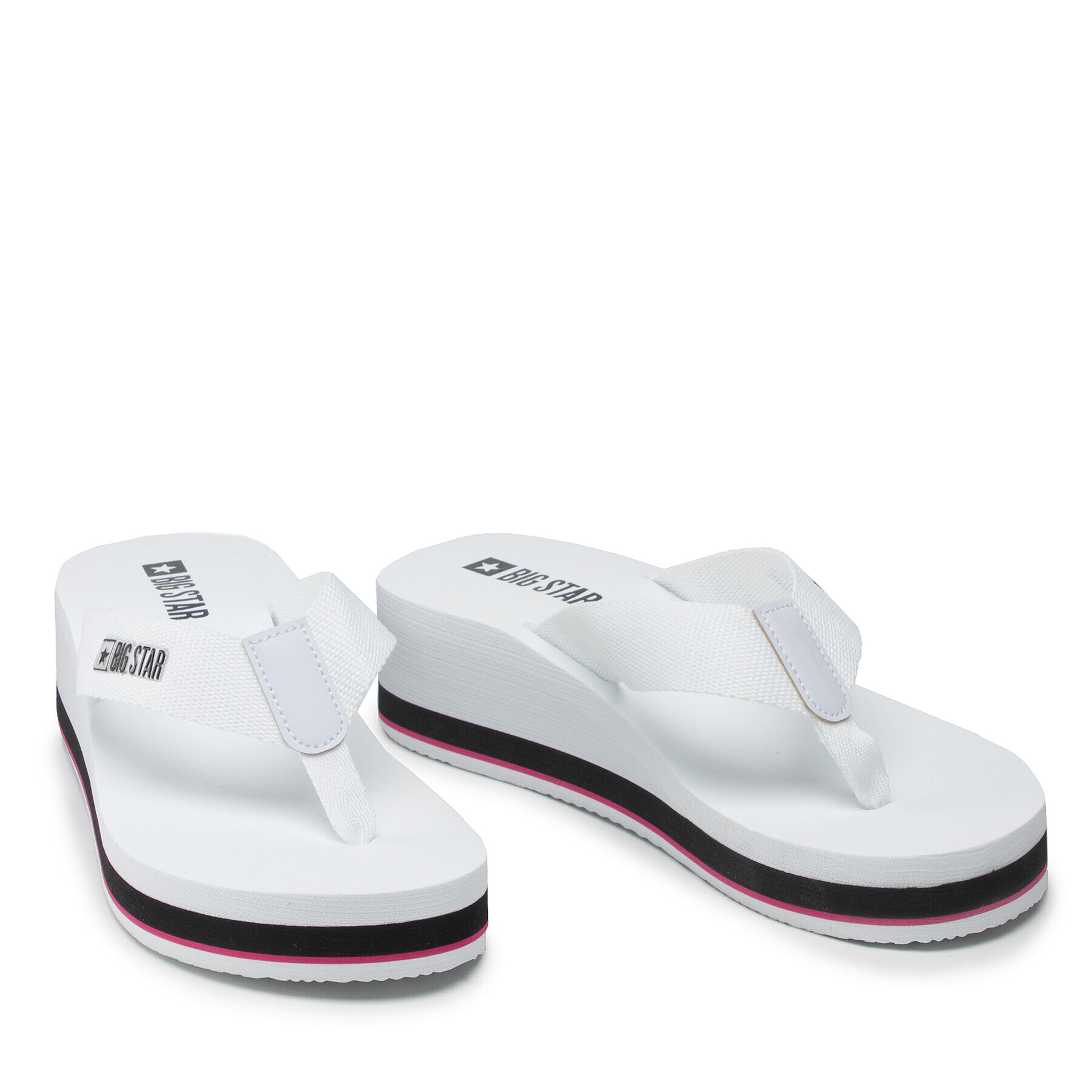 Big Star Shoes Flip flop JJ274A333 Alb - Pled.ro