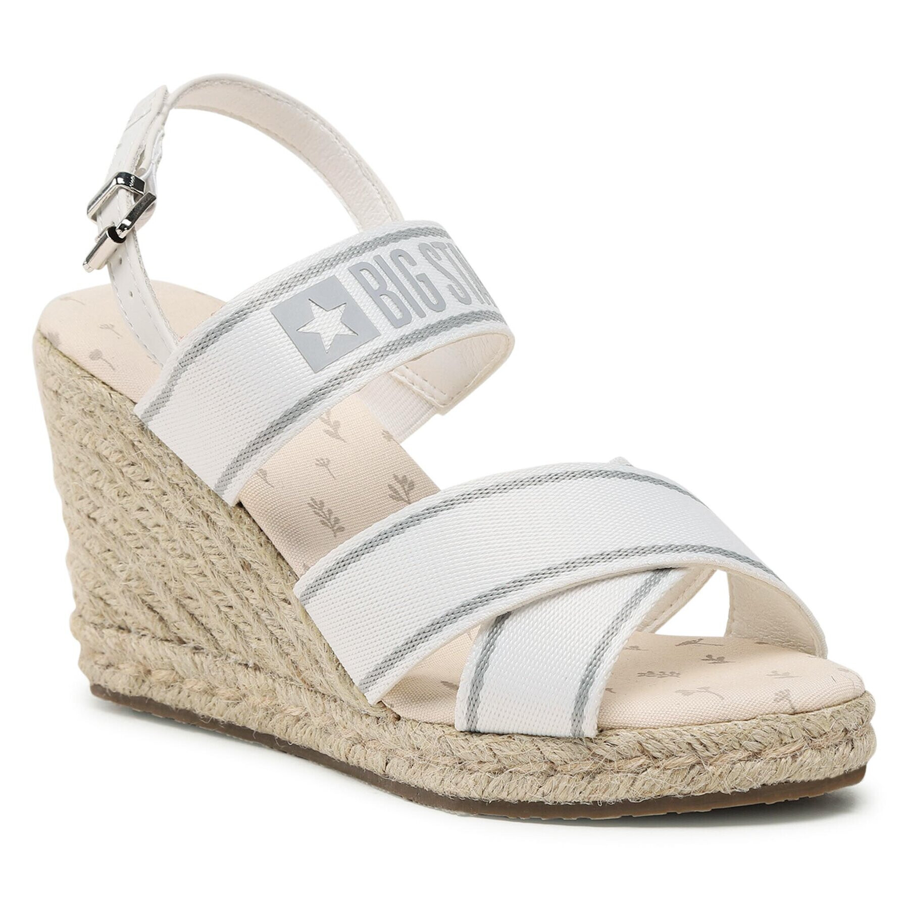 Big Star Shoes Espadrile LL274882 Alb - Pled.ro