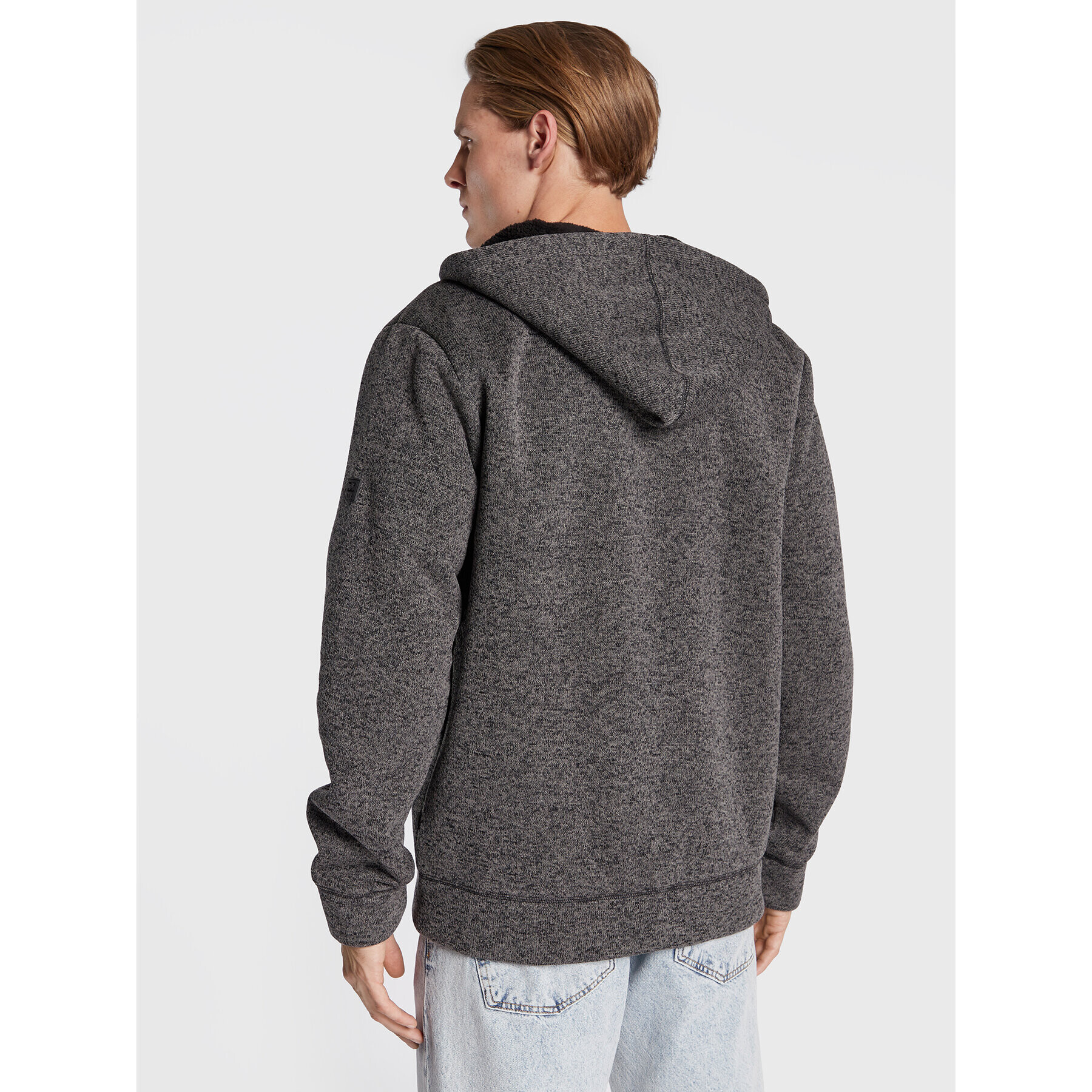 Billabong Bluză Boundary Sherpa F1FL33 BIF2 Gri Regular Fit - Pled.ro