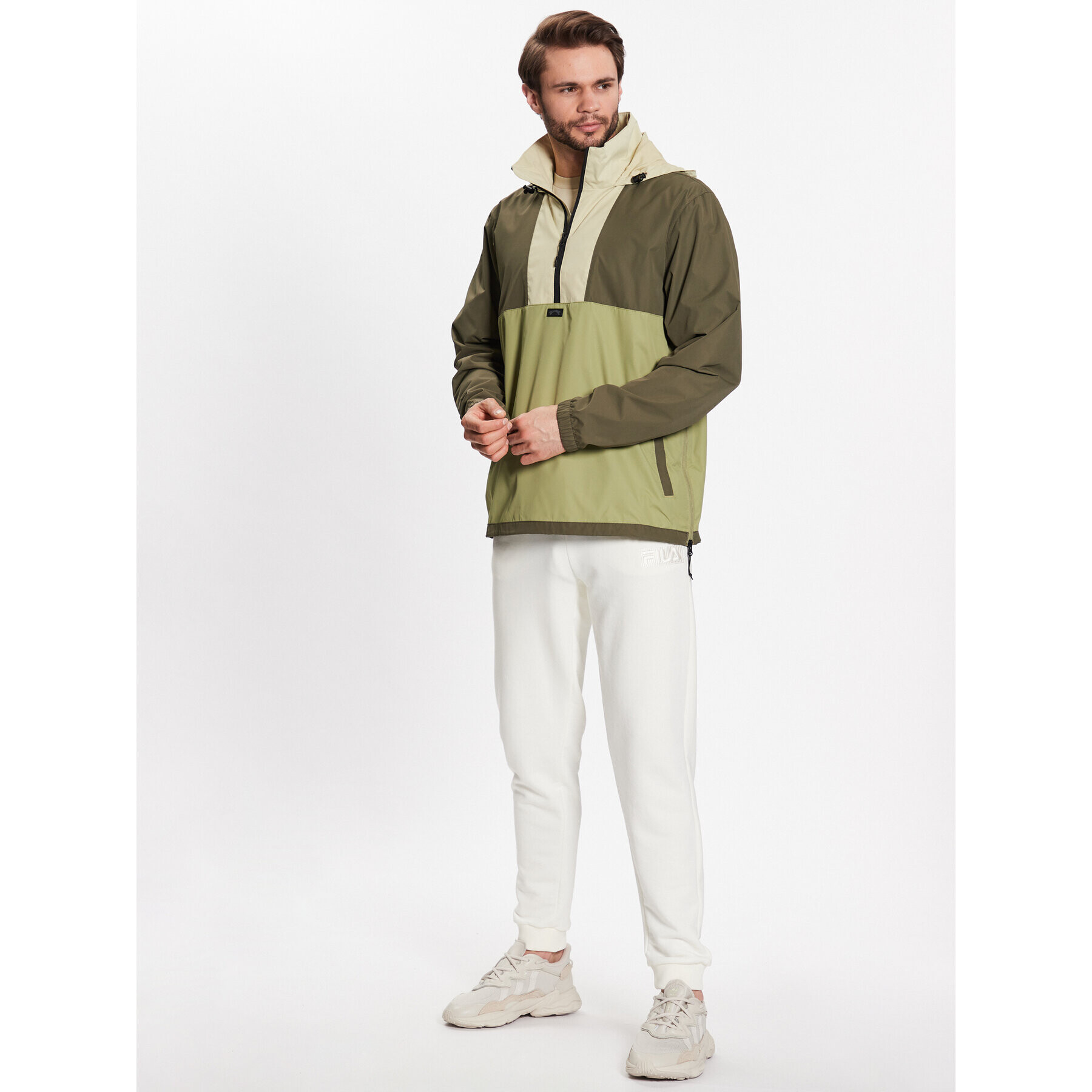 Billabong Geacă fără fermoar Windswell ABYJK00117 Verde Regular Fit - Pled.ro