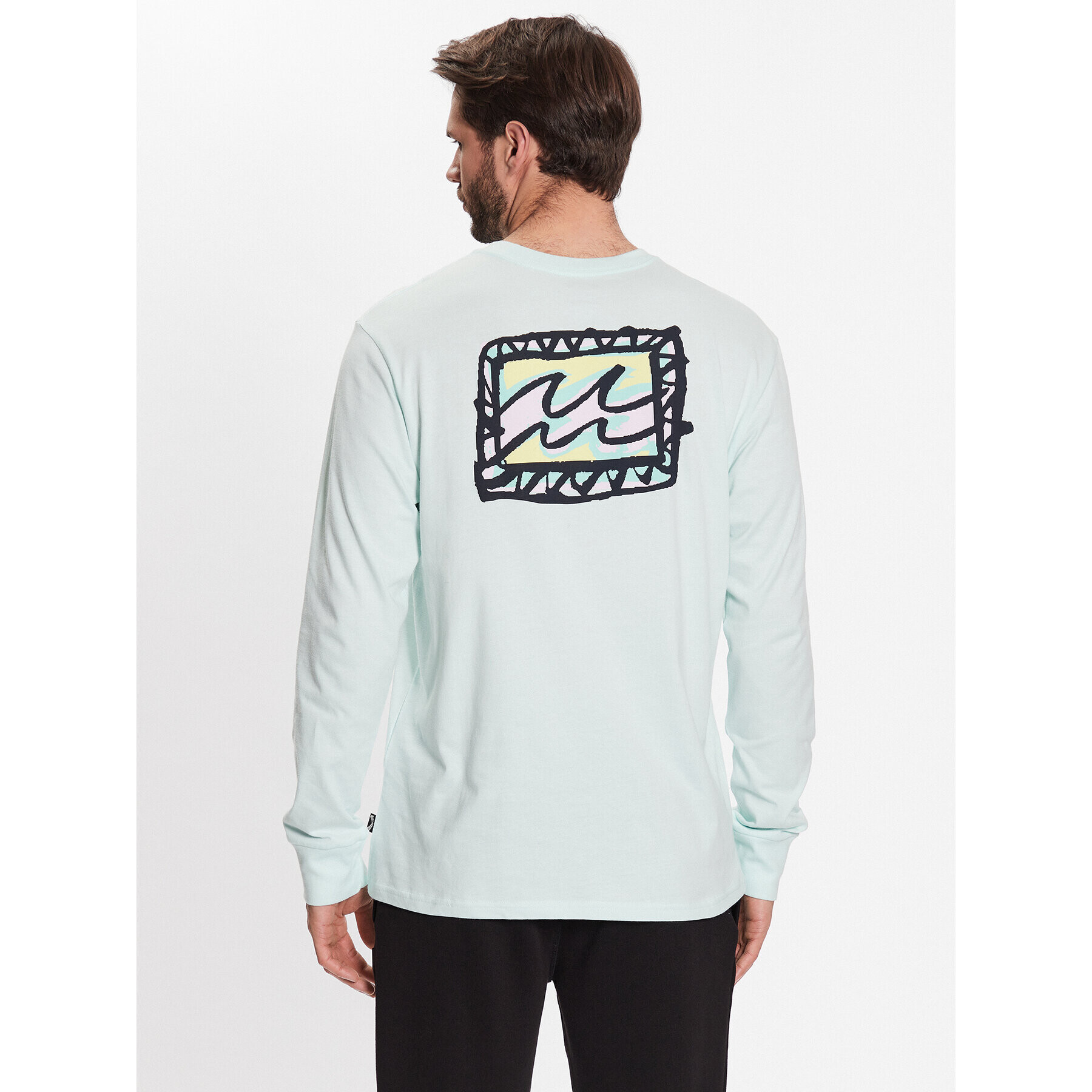 Billabong Longsleeve Crayon Wave ABYZT01719 Verde Regular Fit - Pled.ro