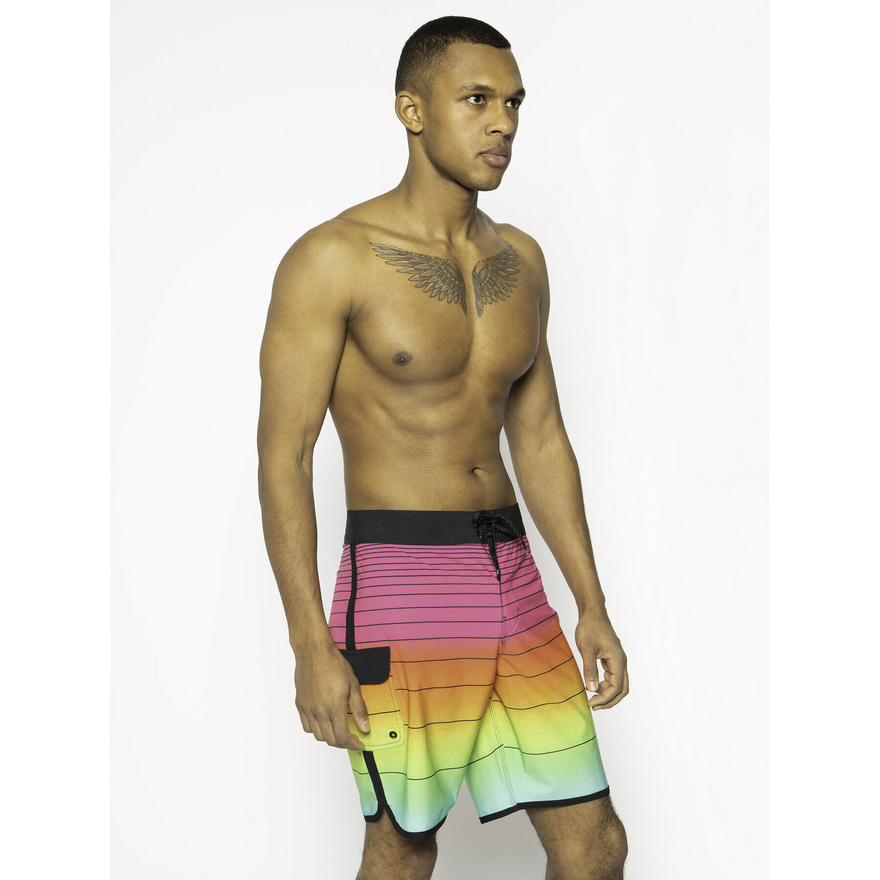 Billabong Pantaloni scurți pentru înot 73 Stripe Pro 20' S1BS36BIP0 Colorat Performance Fit - Pled.ro