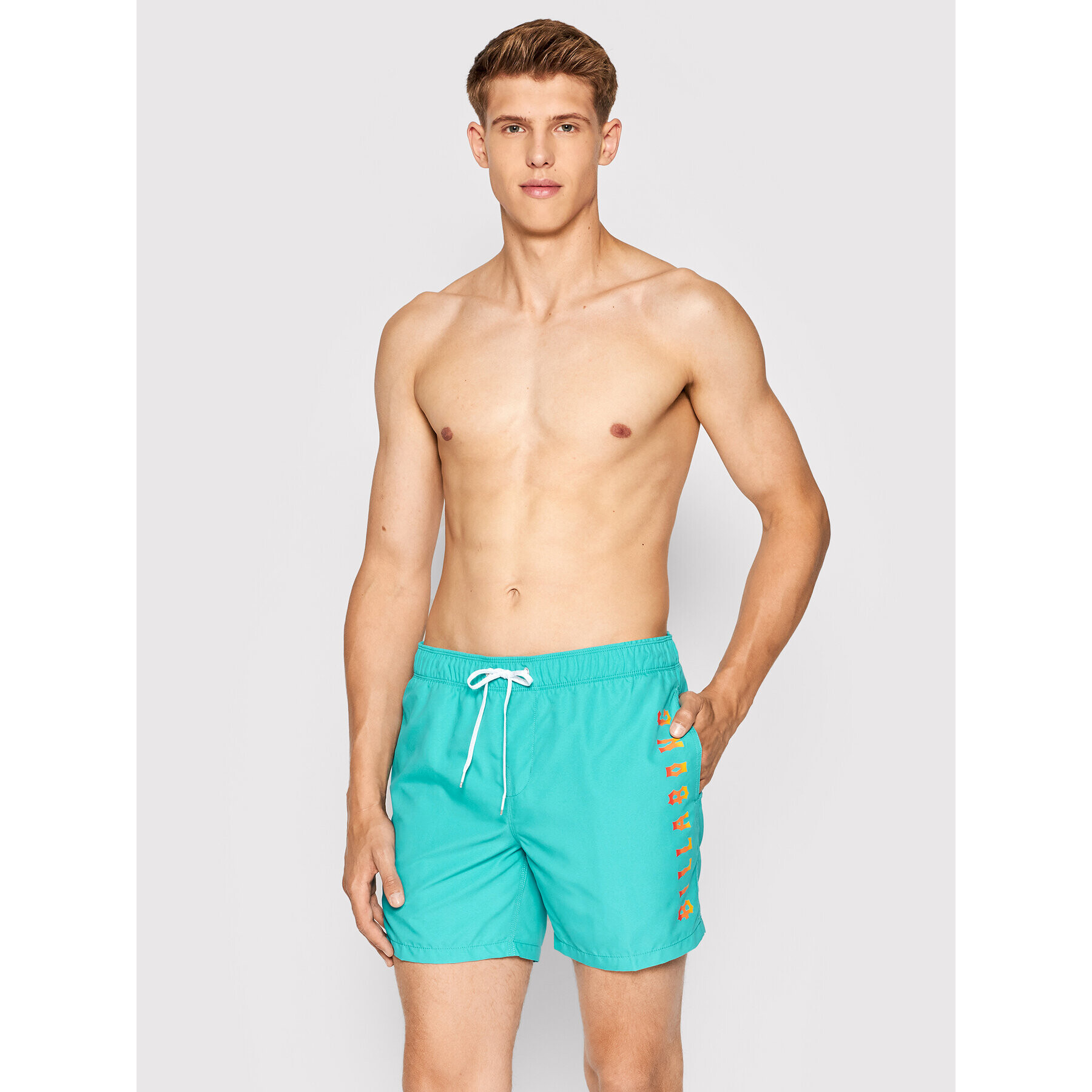 Billabong Pantaloni scurți pentru înot All Day Heritage W1LB13 BIP1 Albastru Regular Fit - Pled.ro