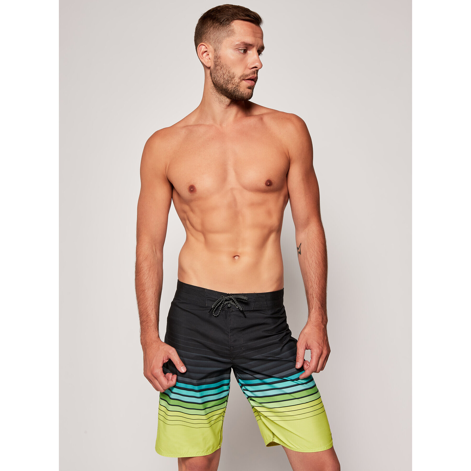 Billabong Pantaloni scurți pentru înot All Day Stripe S1BS62 BIP0 Colorat Regular Fit - Pled.ro