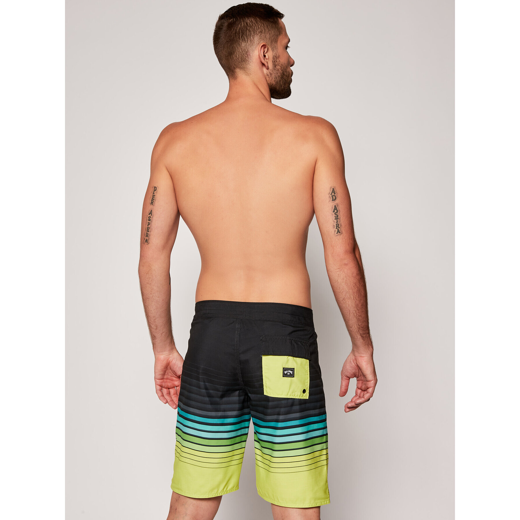 Billabong Pantaloni scurți pentru înot All Day Stripe S1BS62 BIP0 Colorat Regular Fit - Pled.ro