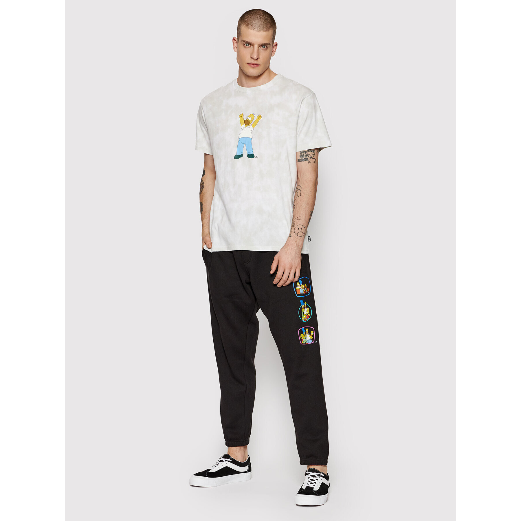 Billabong Tricou SIMPSONS Homer A1SS37 Bej Relaxed Fit - Pled.ro