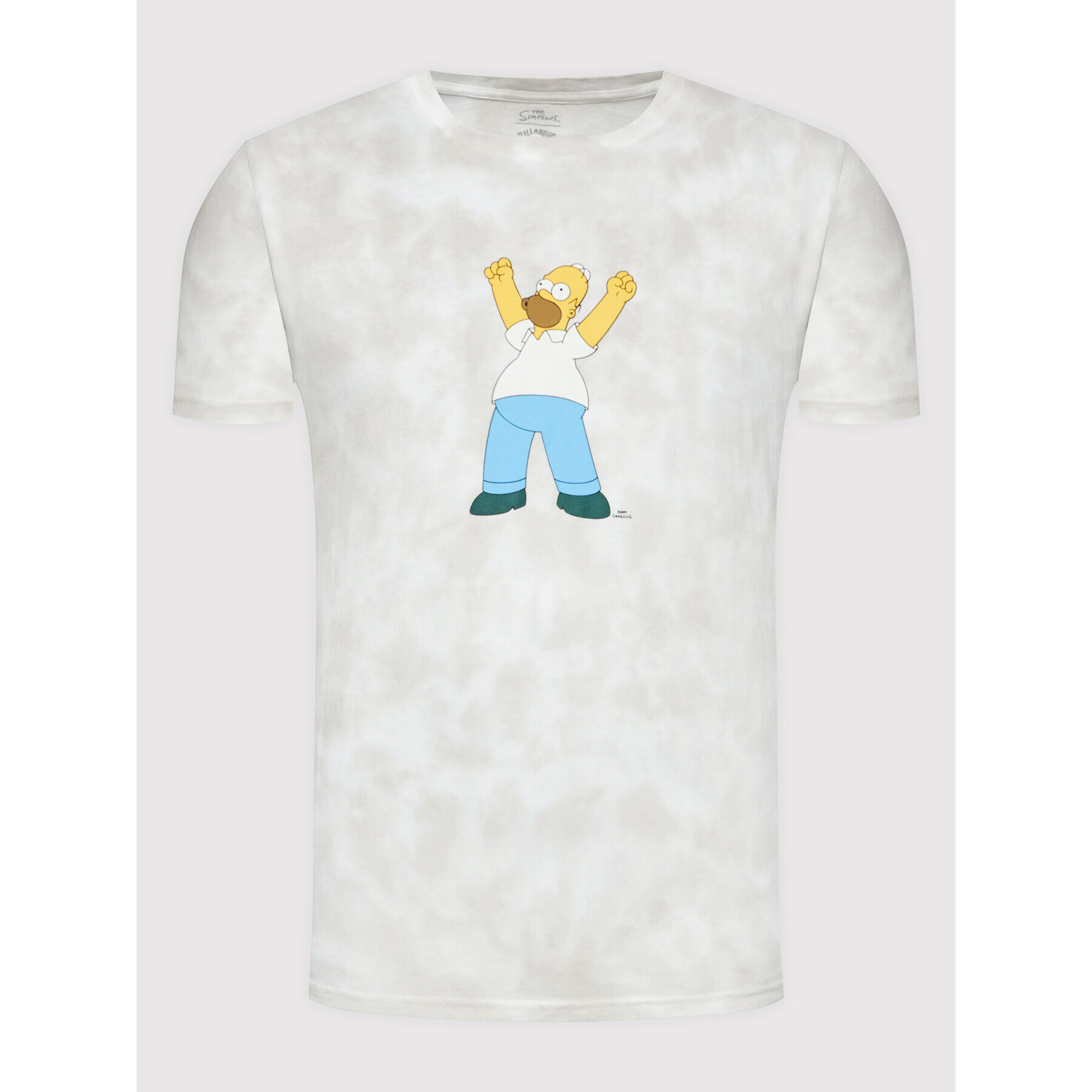 Billabong Tricou SIMPSONS Homer A1SS37 Bej Relaxed Fit - Pled.ro