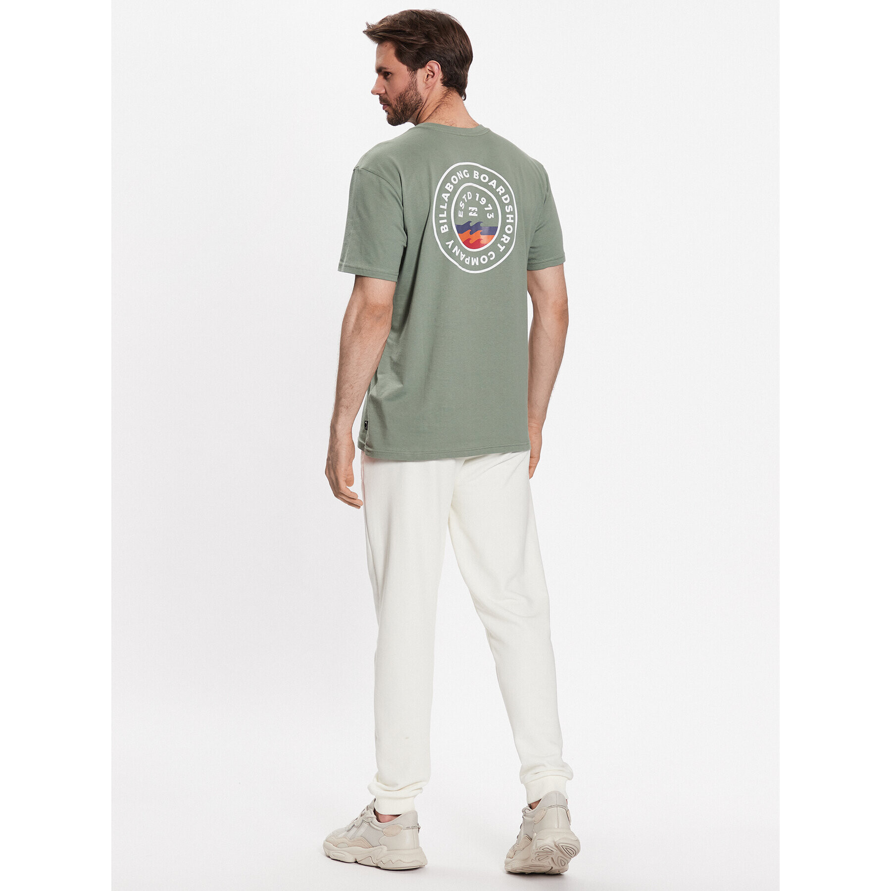 Billabong Tricou Walled ABYZT01700 Verde Regular Fit - Pled.ro