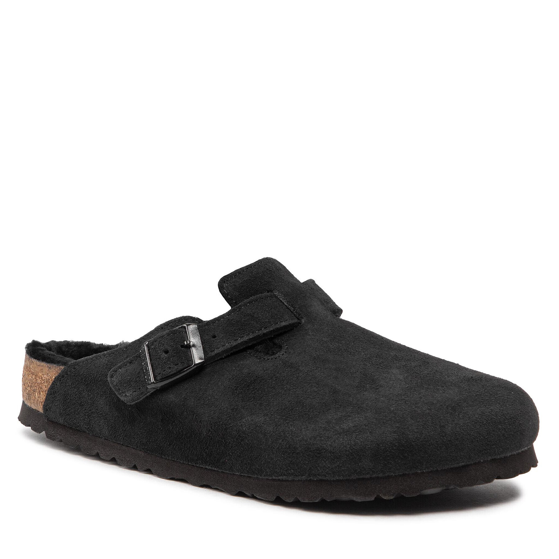 Birkenstock Șlapi Boston Vl/Sheraling 0259881 Negru - Pled.ro