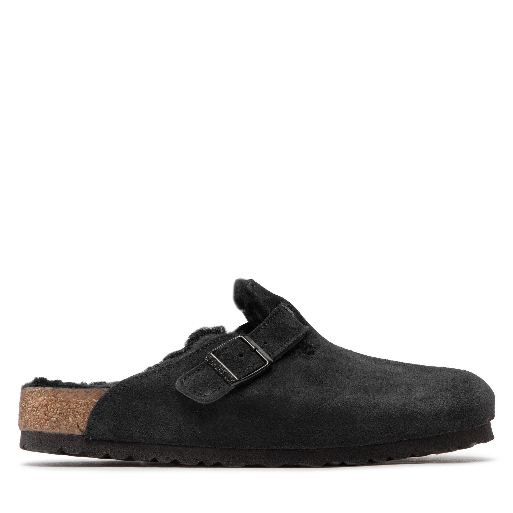 Birkenstock Șlapi Boston Vl/Sheraling 0259881 Negru - Pled.ro