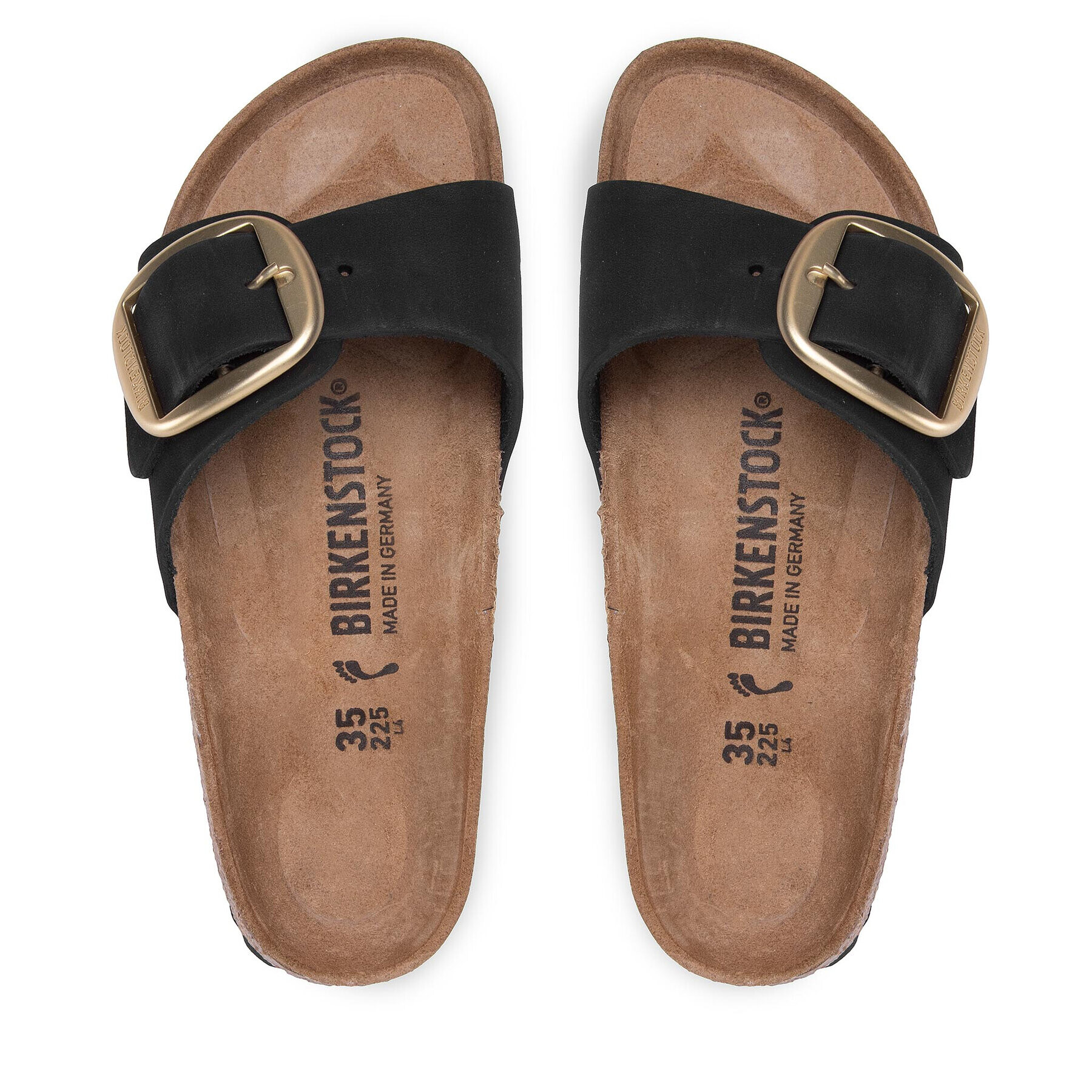 Birkenstock Șlapi Madrid Big Buckle 1023373 Negru - Pled.ro