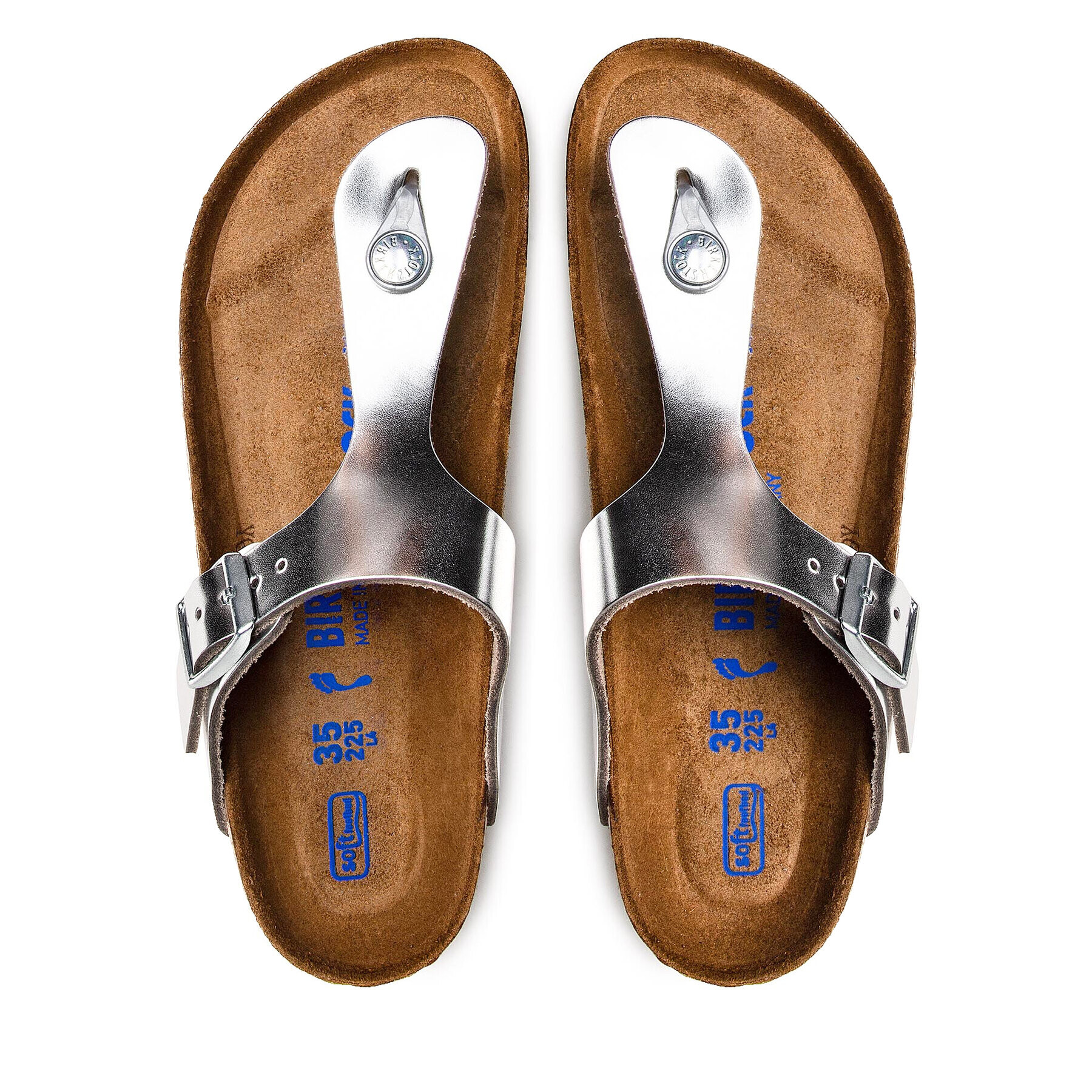 Birkenstock Flip flop Gizeh Bs 1003675 Argintiu - Pled.ro