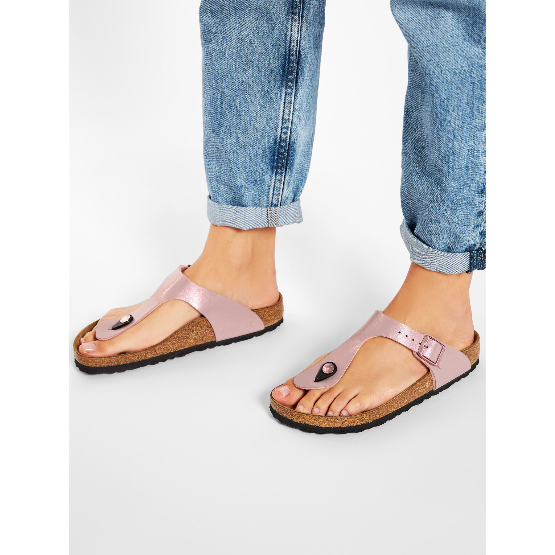 Birkenstock Flip flop Gizeh BS 1018958 Roz - Pled.ro