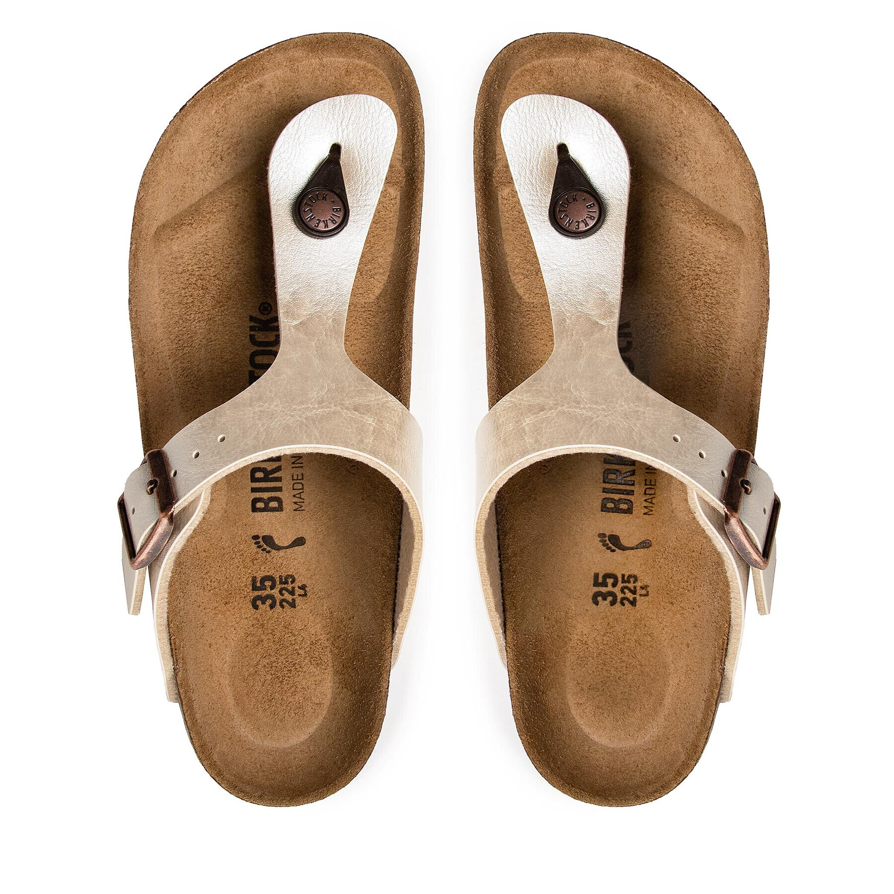 Birkenstock Flip flop Gizeh Bs 943873 Alb - Pled.ro