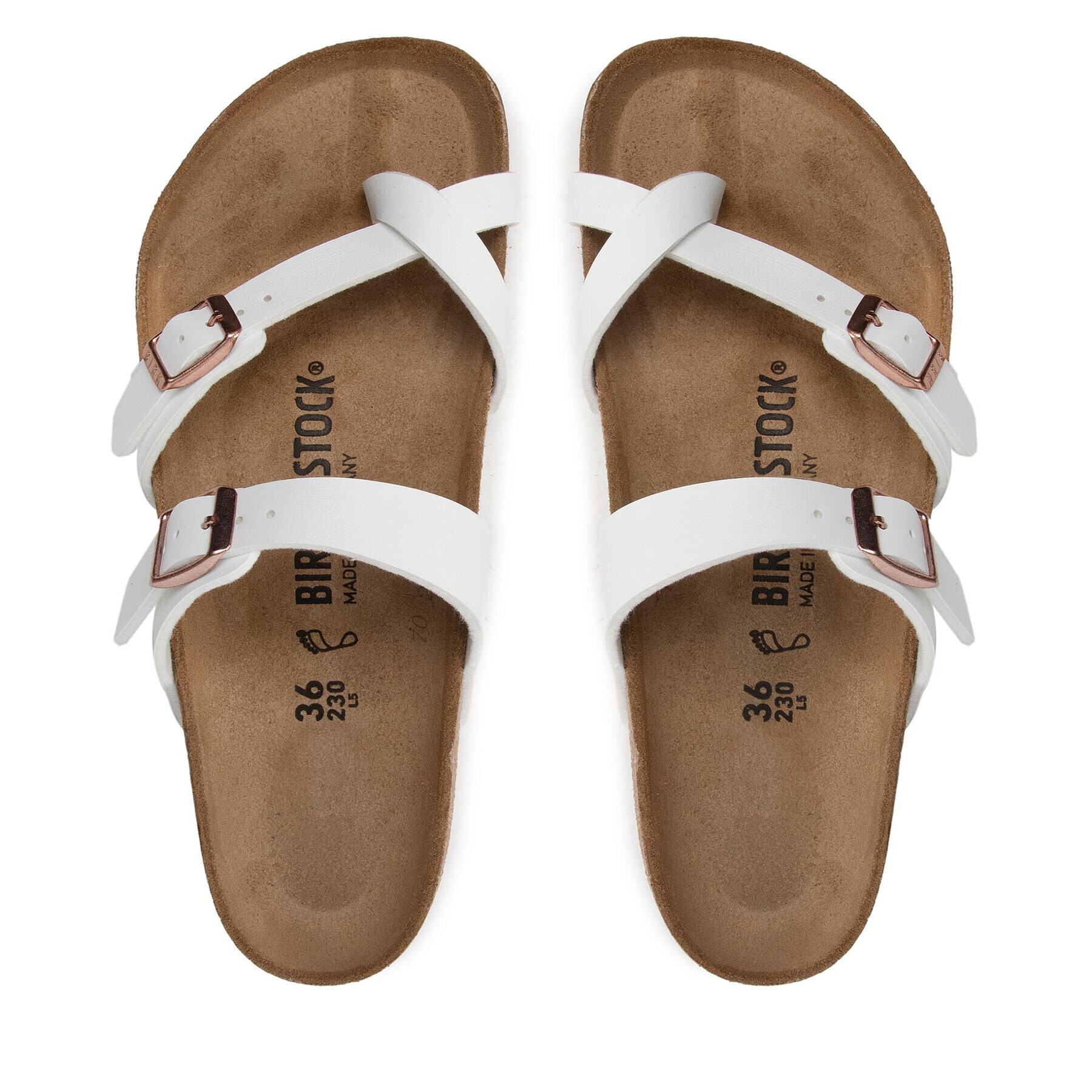 Birkenstock Flip flop Mayari 1014190 Alb - Pled.ro