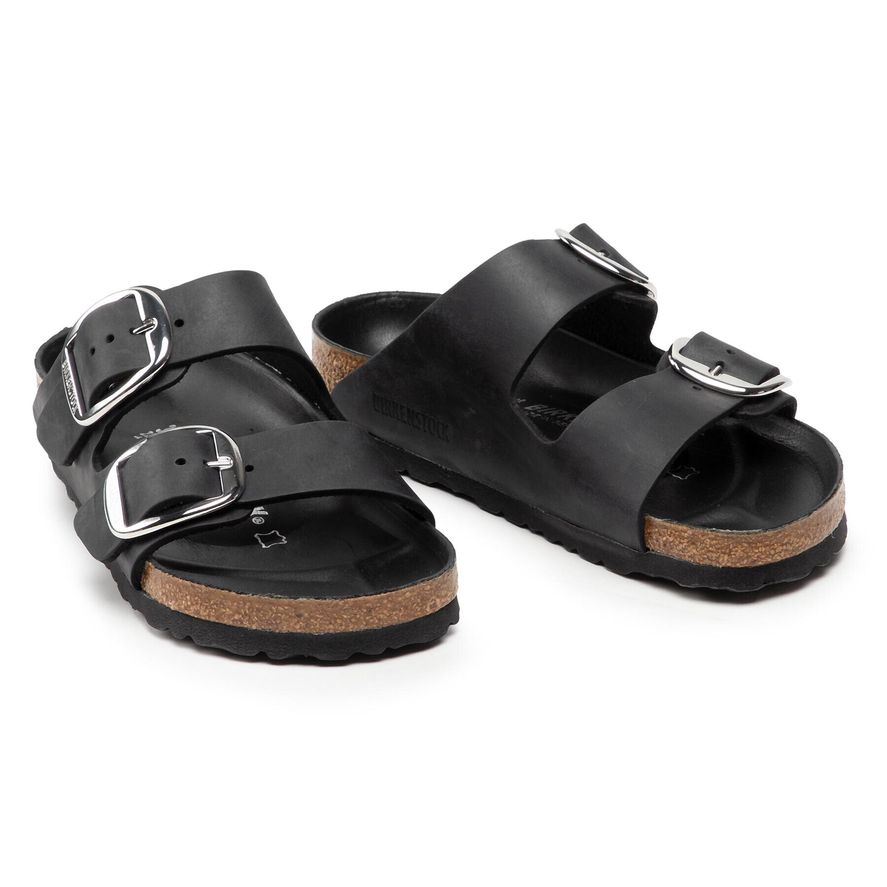 Birkenstock Șlapi Arizona Big Bucke 1011074 Negru - Pled.ro