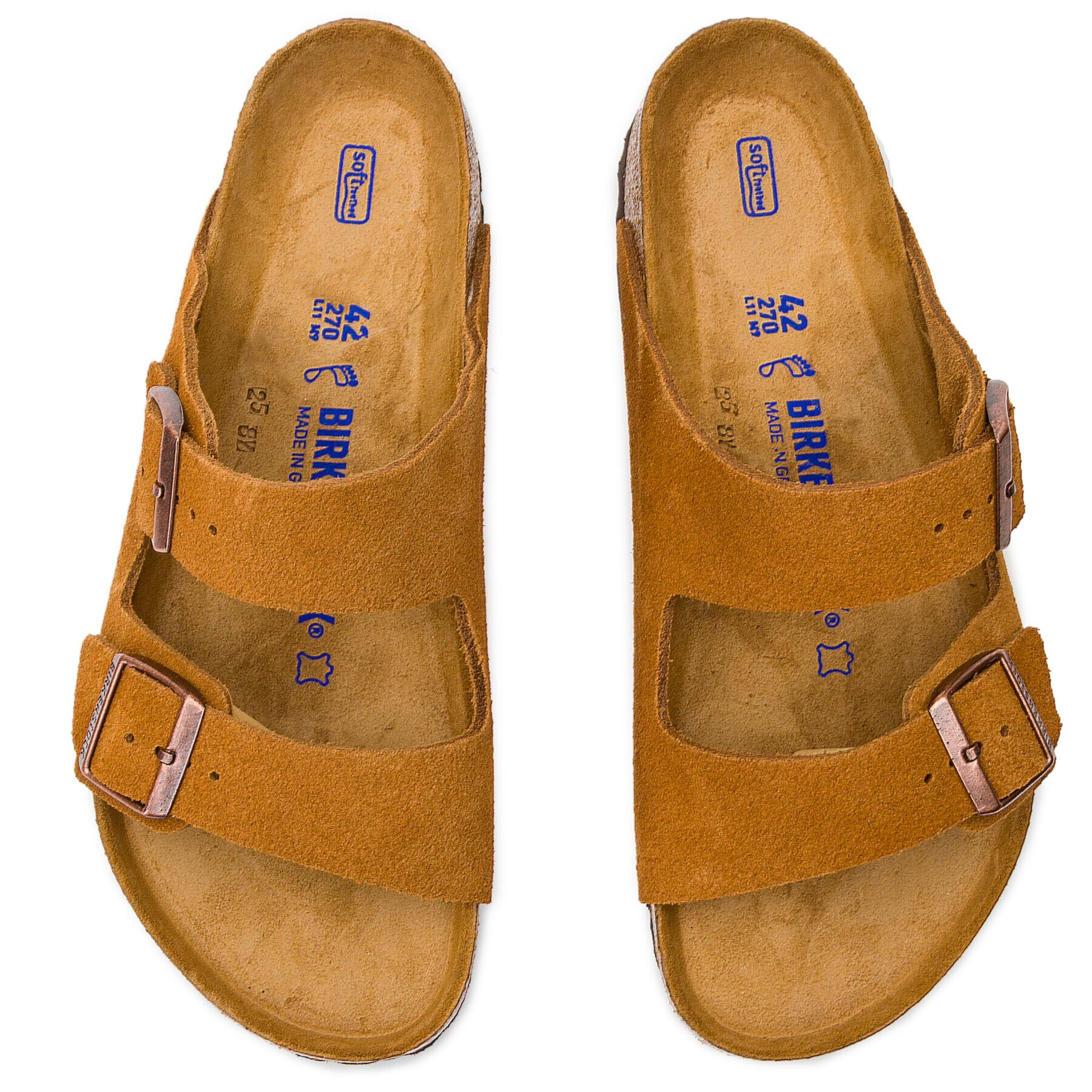 Birkenstock Șlapi Arizona Bs 1009526 Maro - Pled.ro