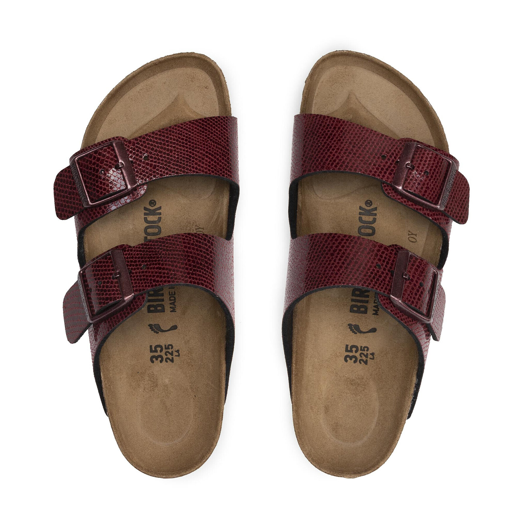 Birkenstock Șlapi Arizona Bs 1020122 Vișiniu - Pled.ro