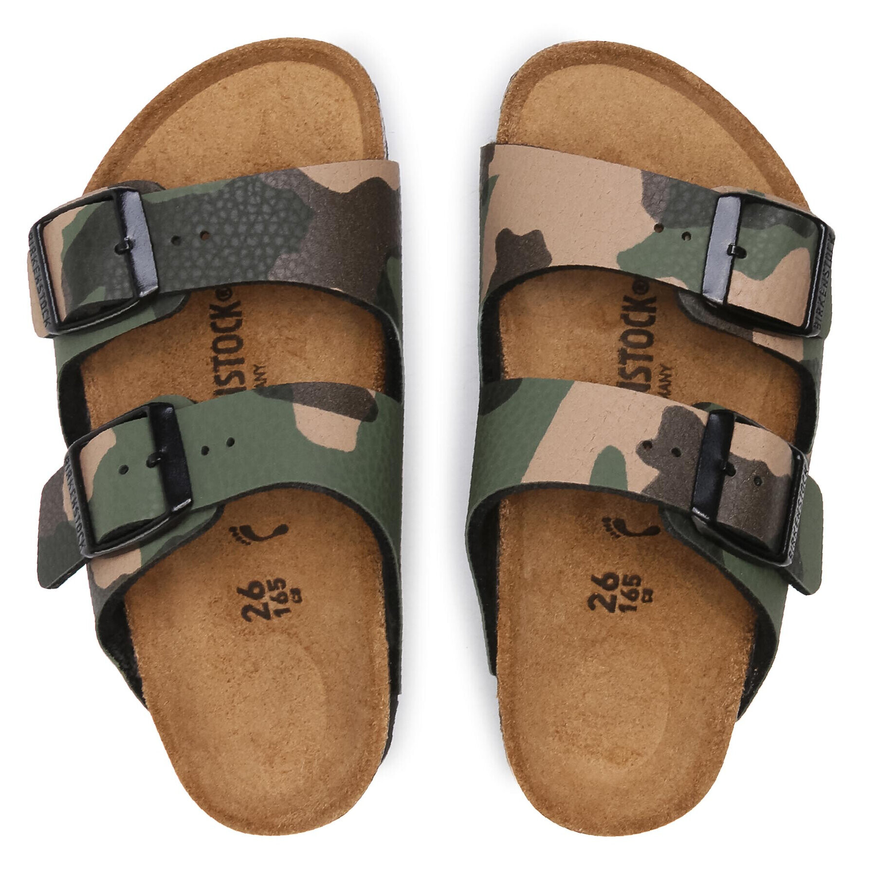 Birkenstock Șlapi Arizona Kids 1017374 Verde - Pled.ro