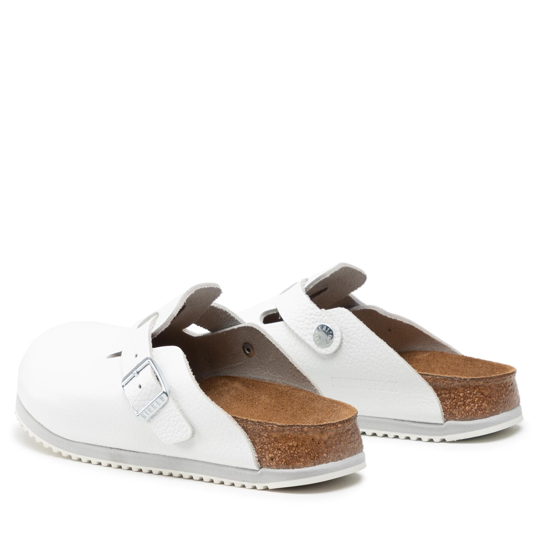 Birkenstock Șlapi Boston Bs 60136 Alb - Pled.ro