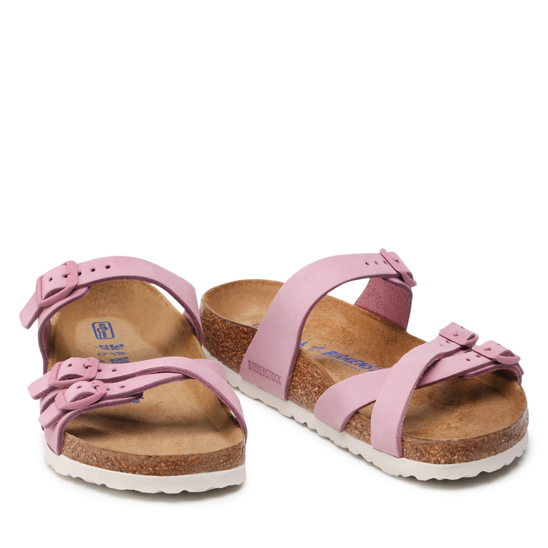 Birkenstock Șlapi Franca 1021407 Roz - Pled.ro