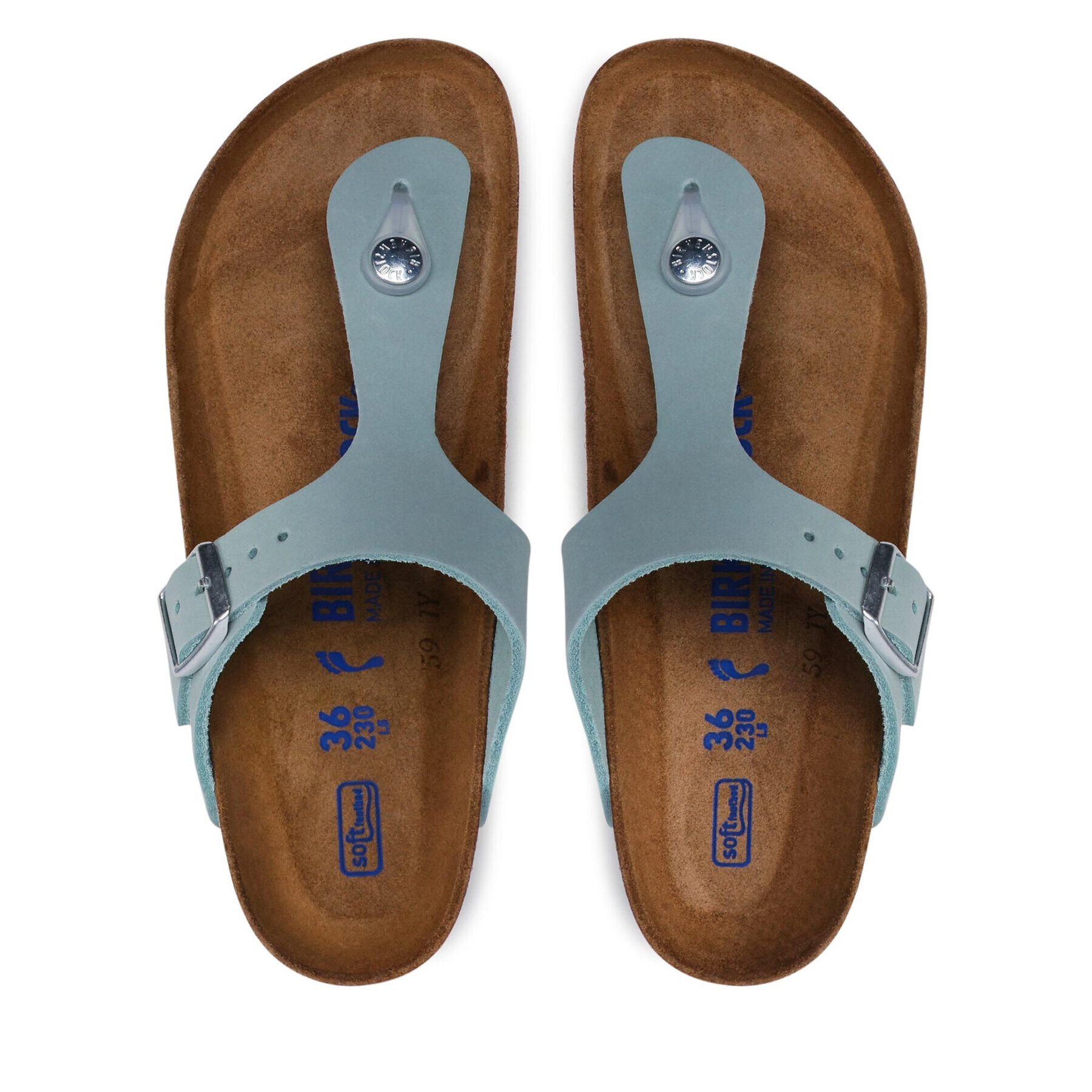 Birkenstock Șlapi Gizeh Bs 1021719 Albastru - Pled.ro