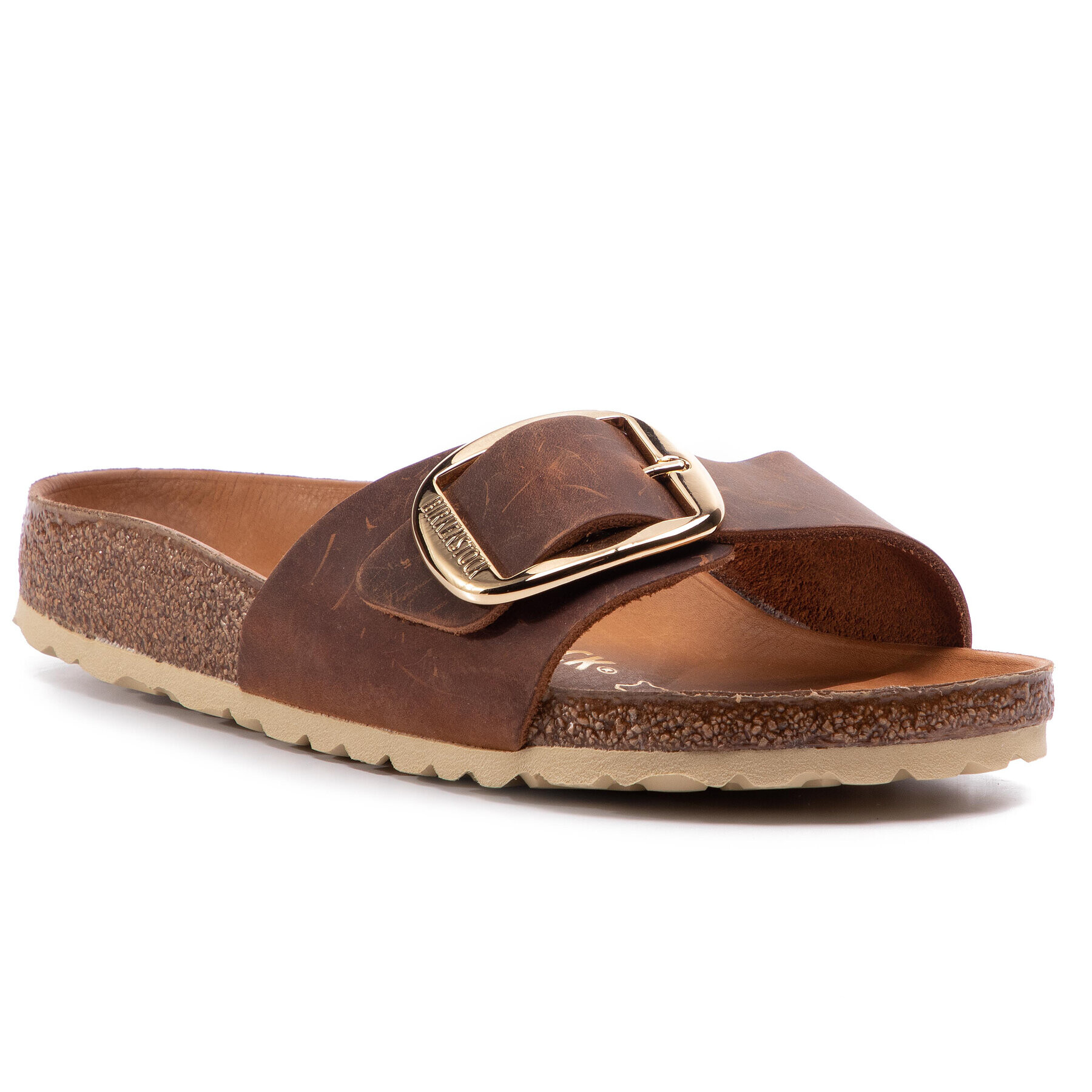 Birkenstock Șlapi Madrid Big Buckle 1006525 Maro - Pled.ro