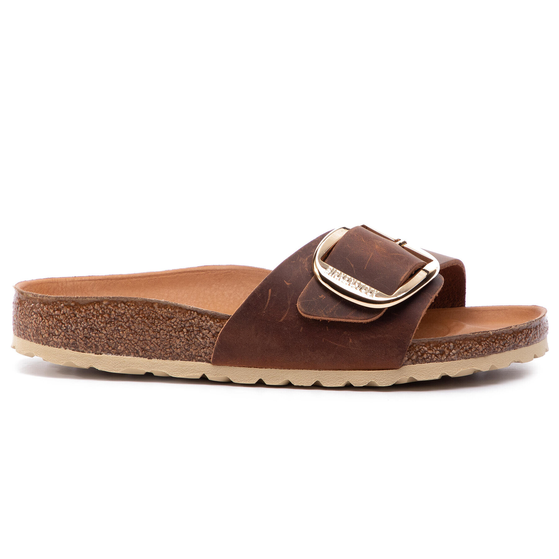 Birkenstock Șlapi Madrid Big Buckle 1006525 Maro - Pled.ro