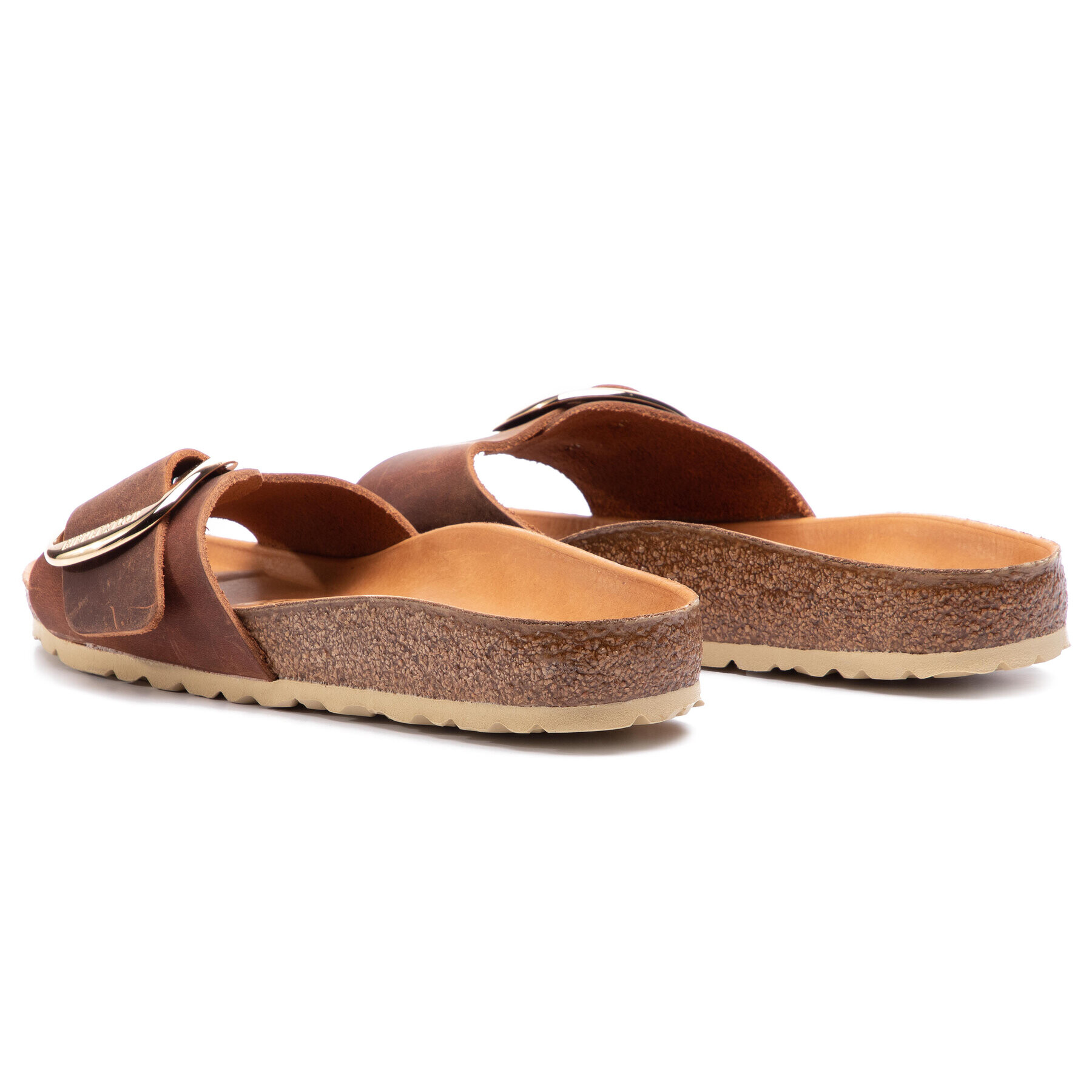 Birkenstock Șlapi Madrid Big Buckle 1006525 Maro - Pled.ro