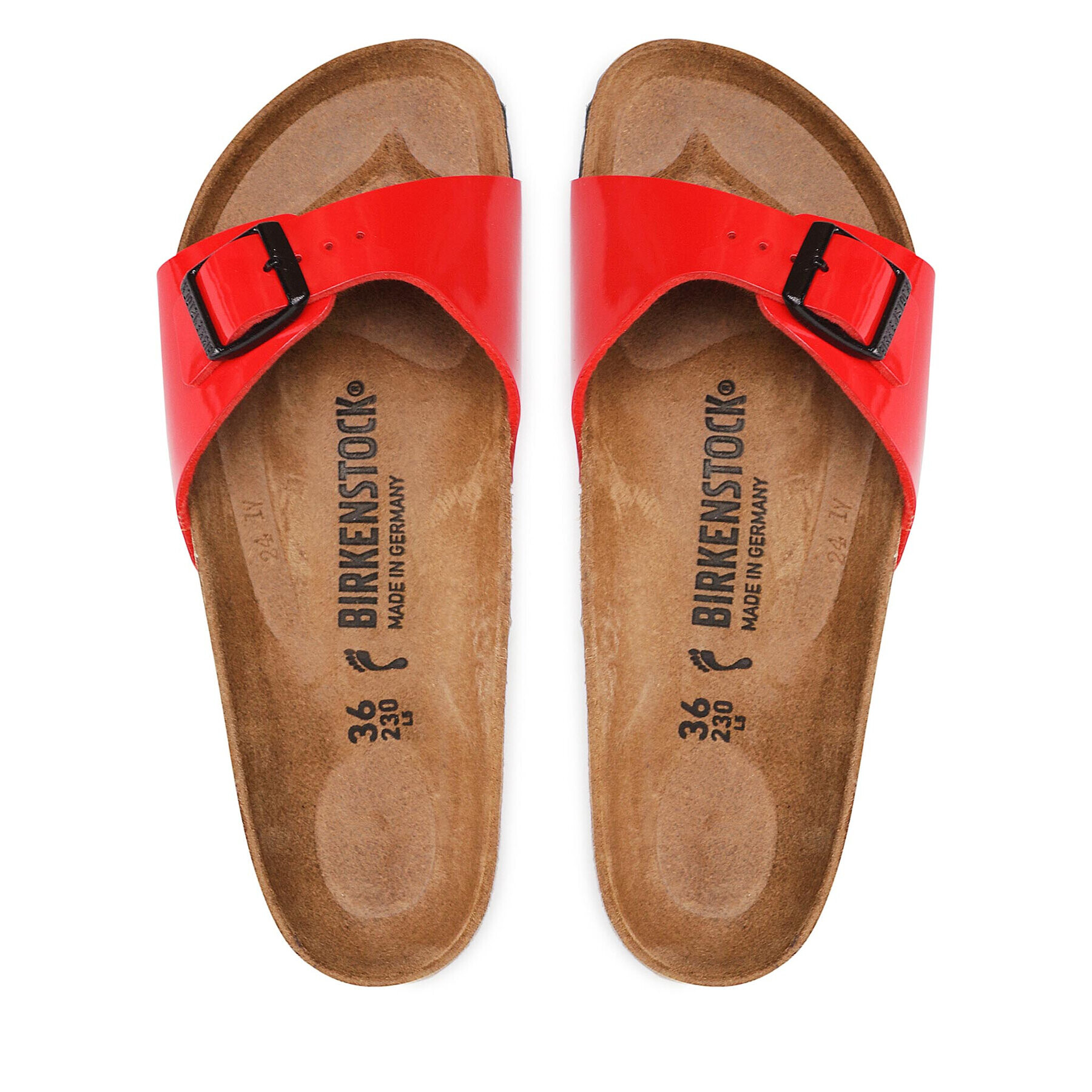 Birkenstock Șlapi Madrid Bs 1019460 Roșu - Pled.ro