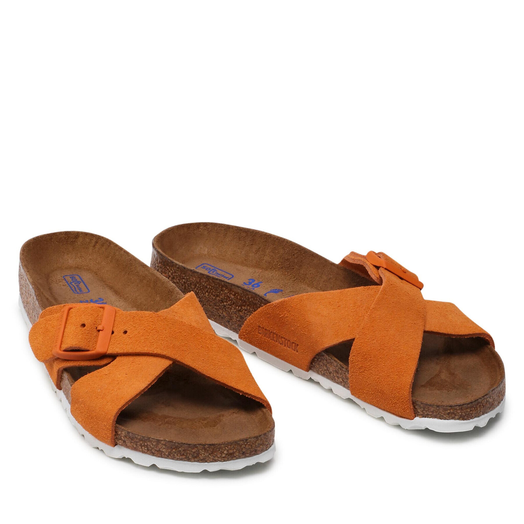 Birkenstock Șlapi Siena 1021633 Portocaliu - Pled.ro