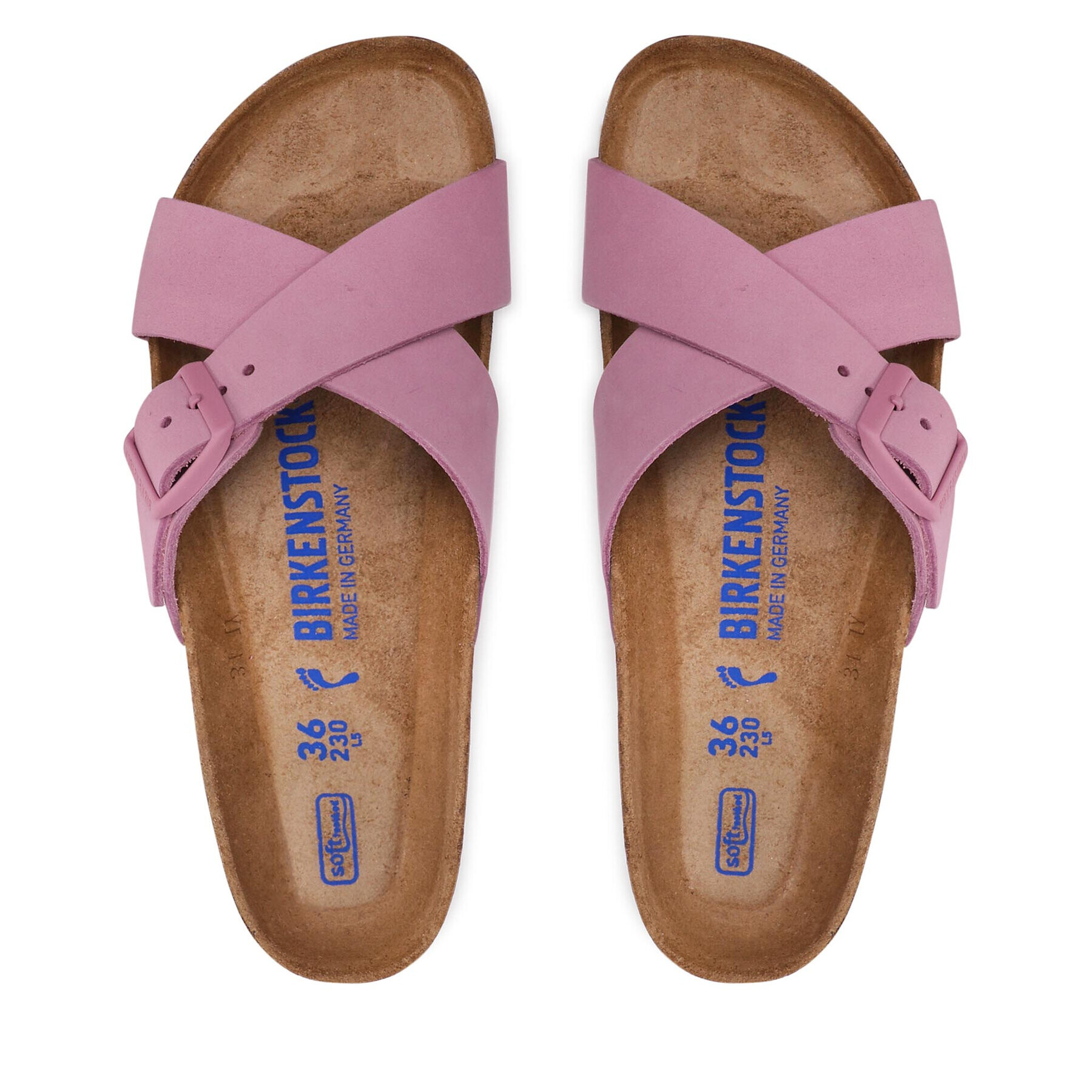 Birkenstock Șlapi Siena II 1021519 Roz - Pled.ro