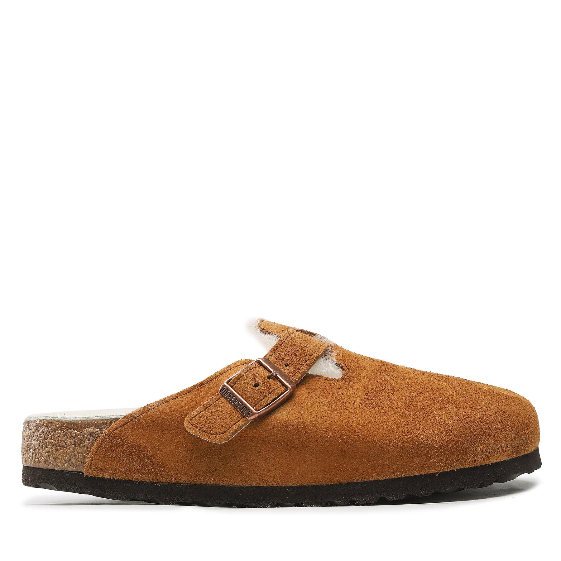 Birkenstock Papuci de casă Boston 1001140 Maro - Pled.ro