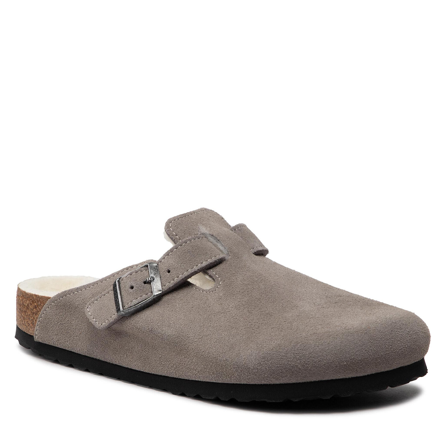 Birkenstock Papuci de casă Boston 1017650 Gri - Pled.ro