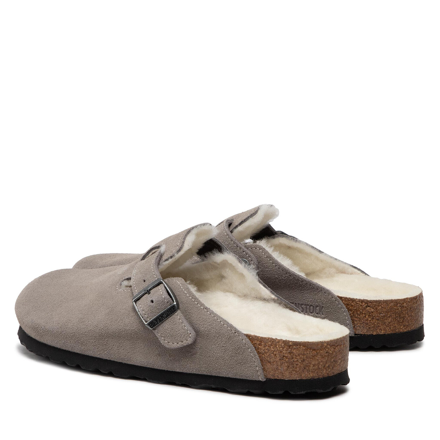 Birkenstock Papuci de casă Boston 1017650 Gri - Pled.ro