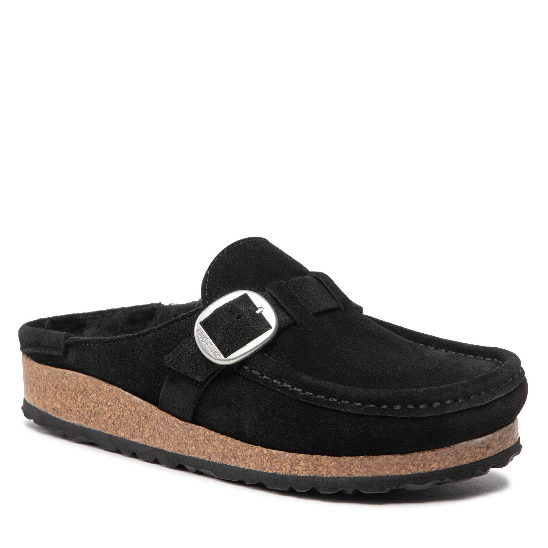 Birkenstock Papuci de casă Buckley 1018126 Negru - Pled.ro