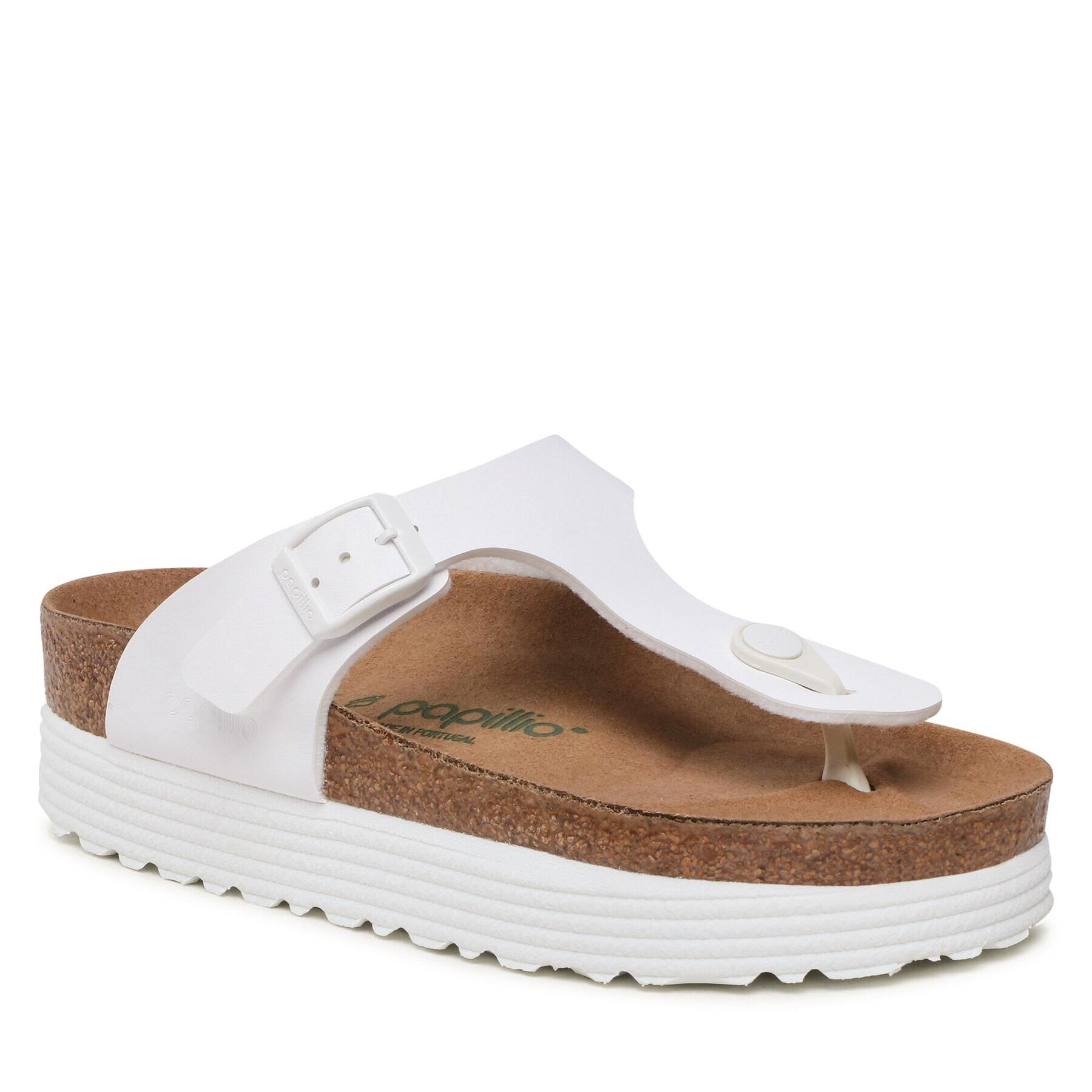 Birkenstock Sandale Gizeh 1018557 Alb - Pled.ro