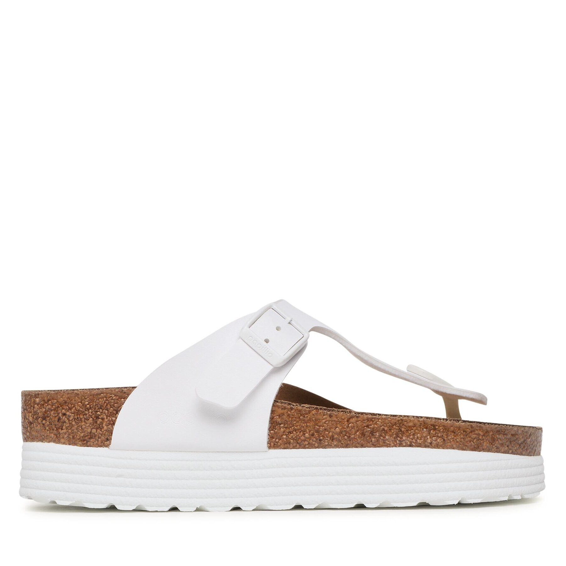 Birkenstock Sandale Gizeh 1018557 Alb - Pled.ro