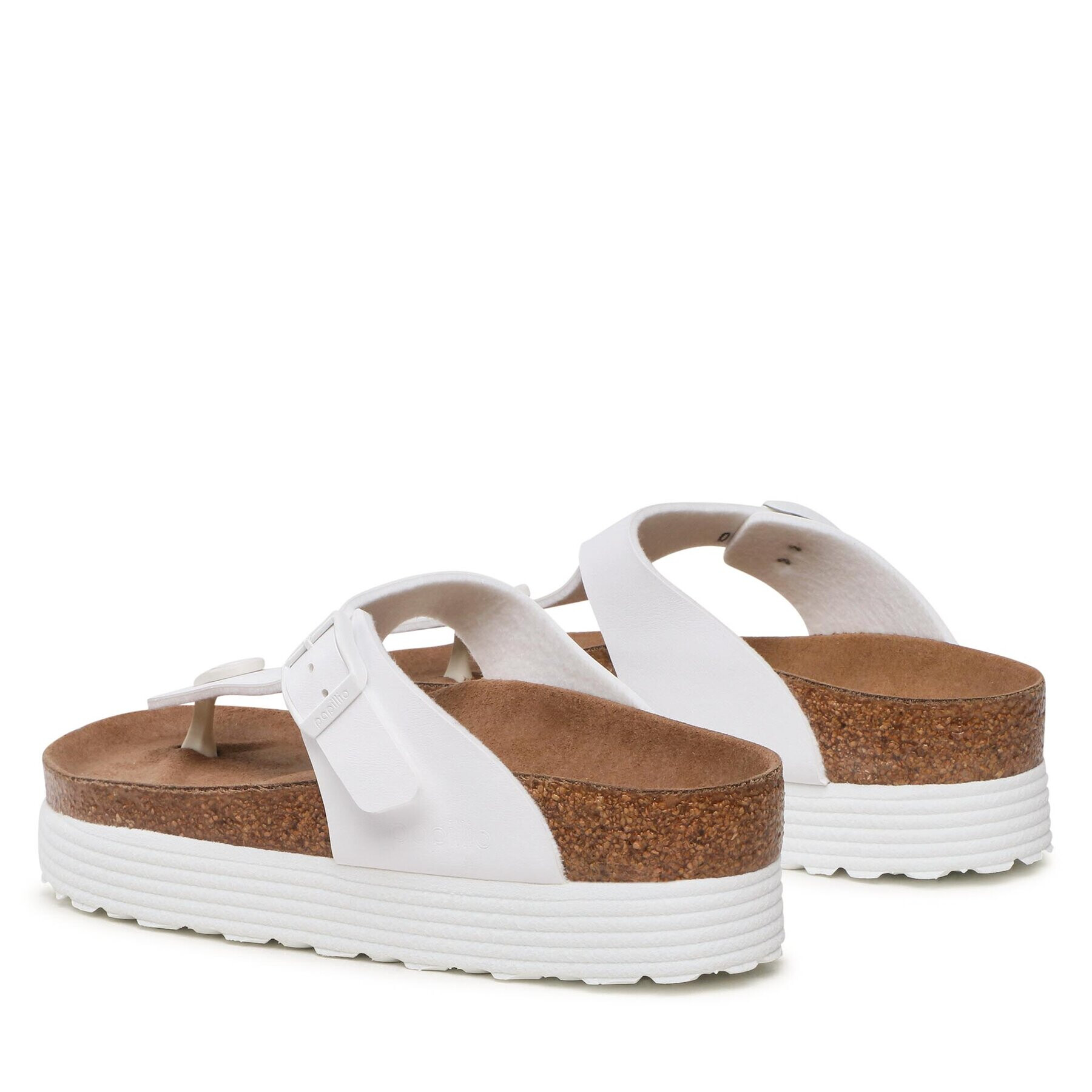 Birkenstock Sandale Gizeh 1018557 Alb - Pled.ro