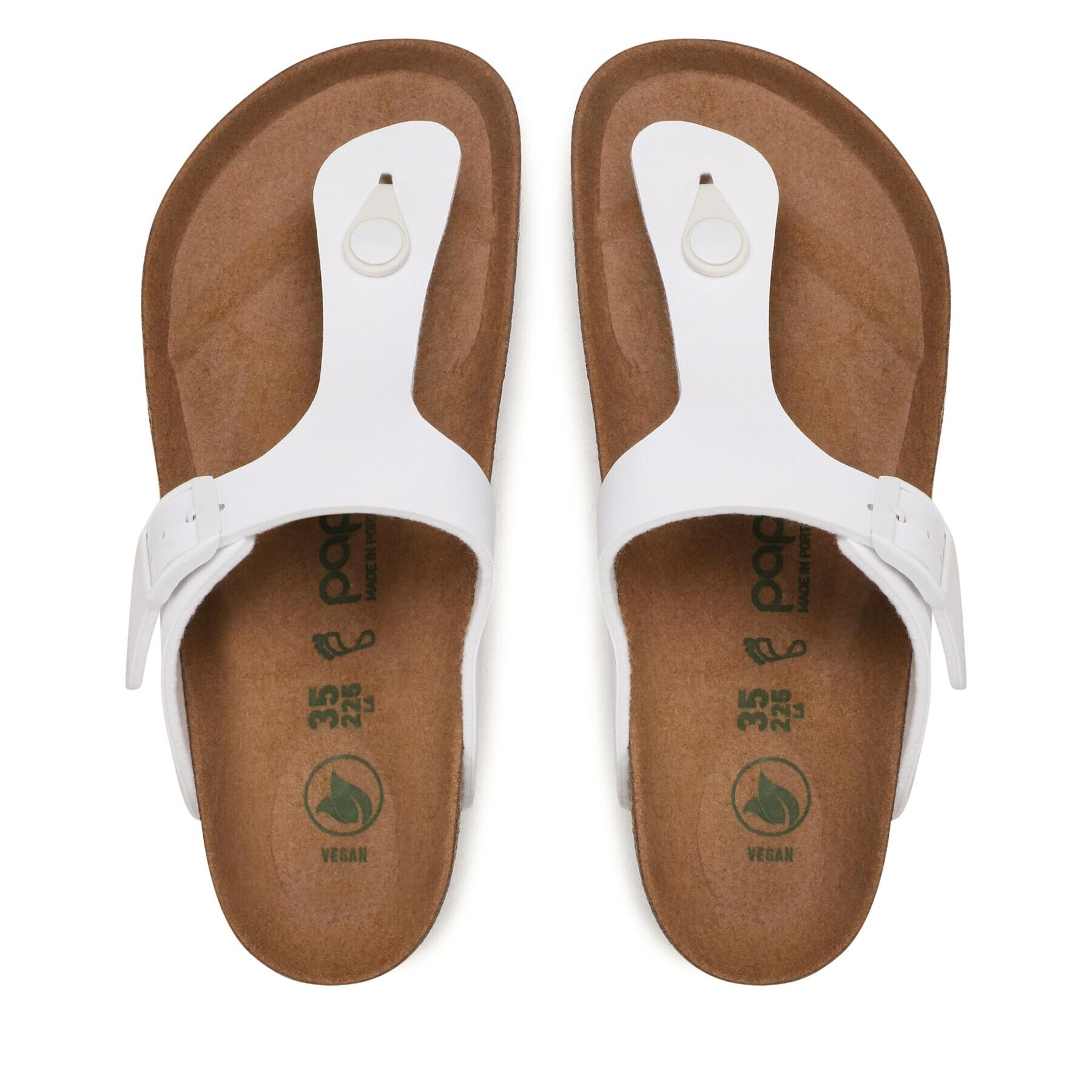 Birkenstock Sandale Gizeh 1018557 Alb - Pled.ro