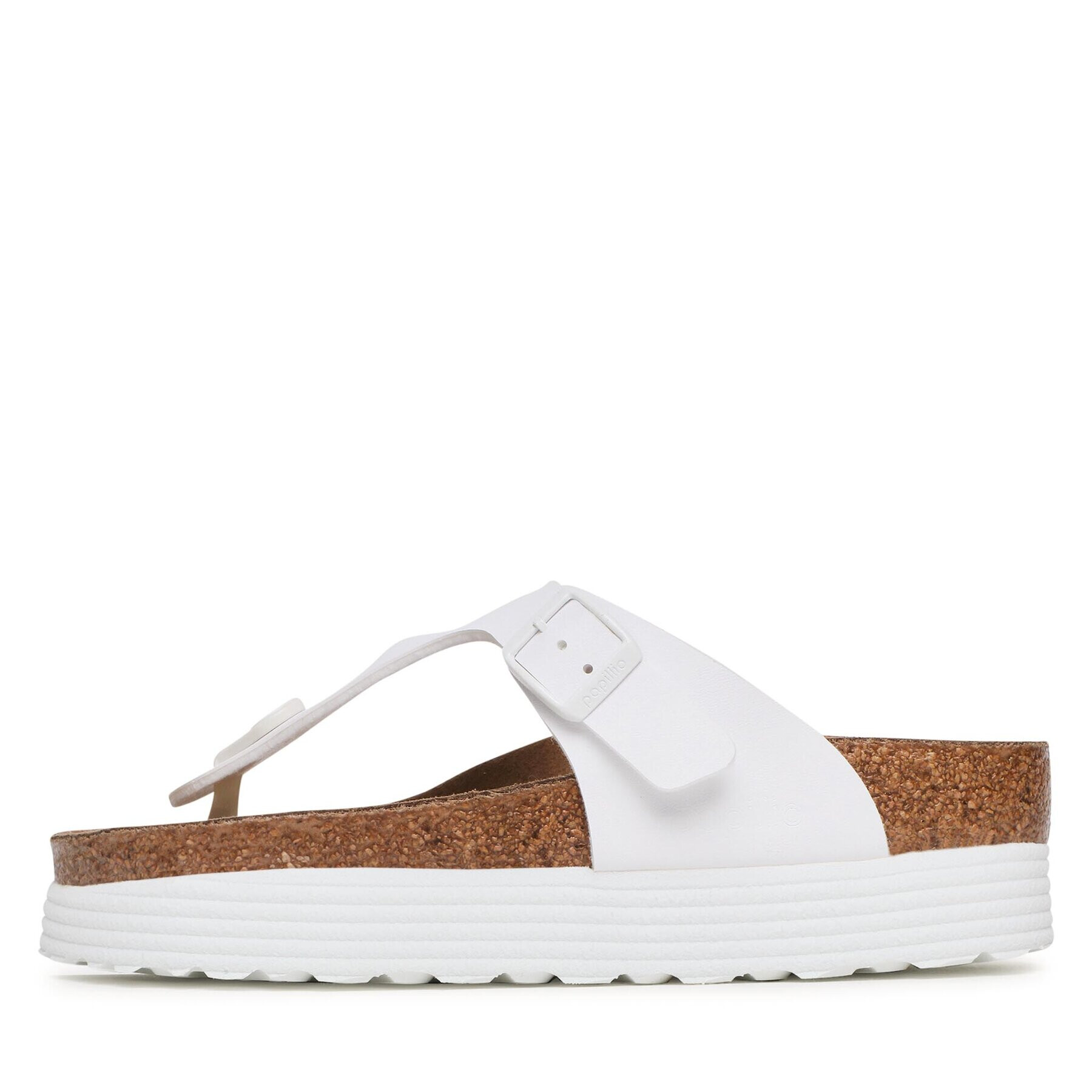 Birkenstock Sandale Gizeh 1018557 Alb - Pled.ro