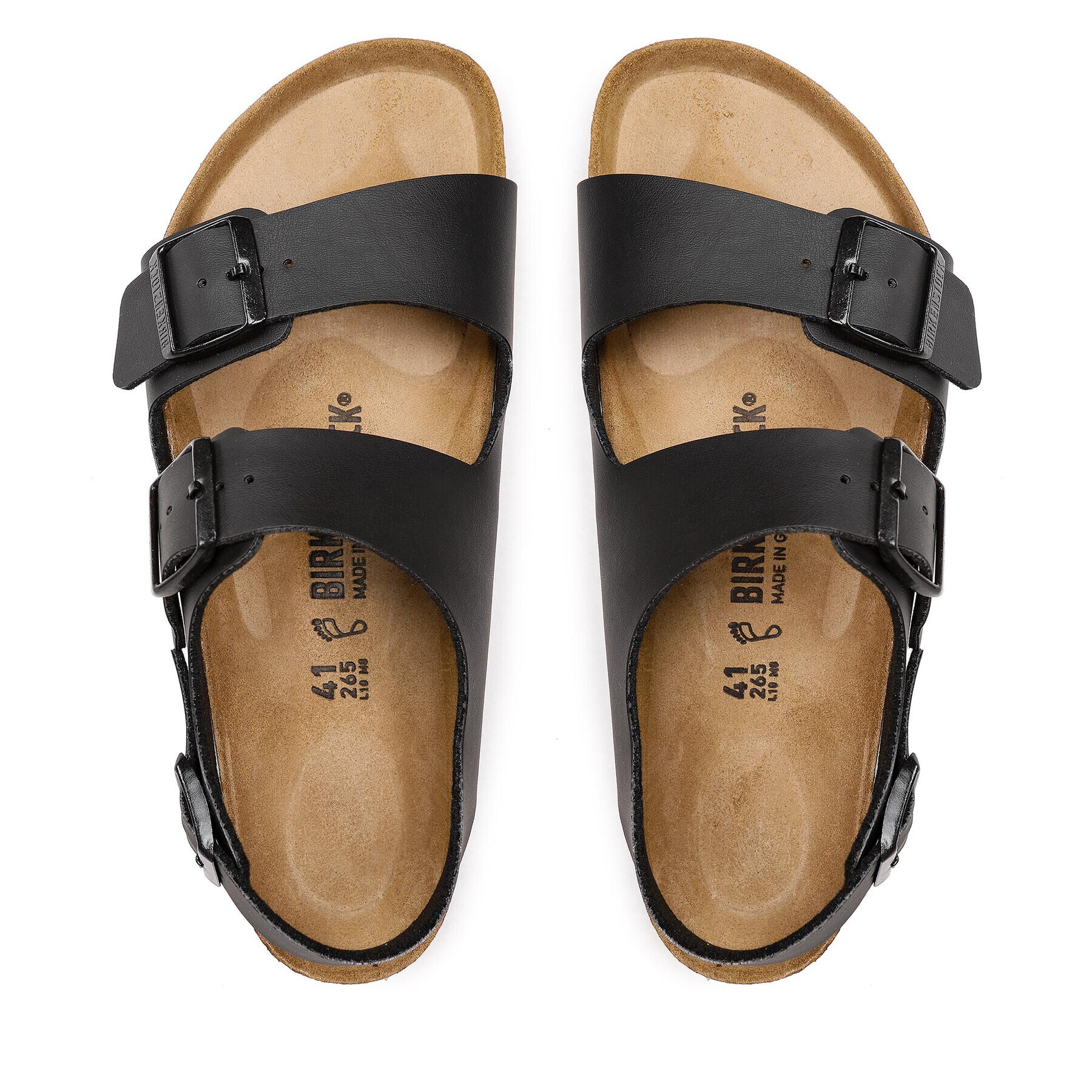 Birkenstock Sandale Milano 034791 Negru - Pled.ro