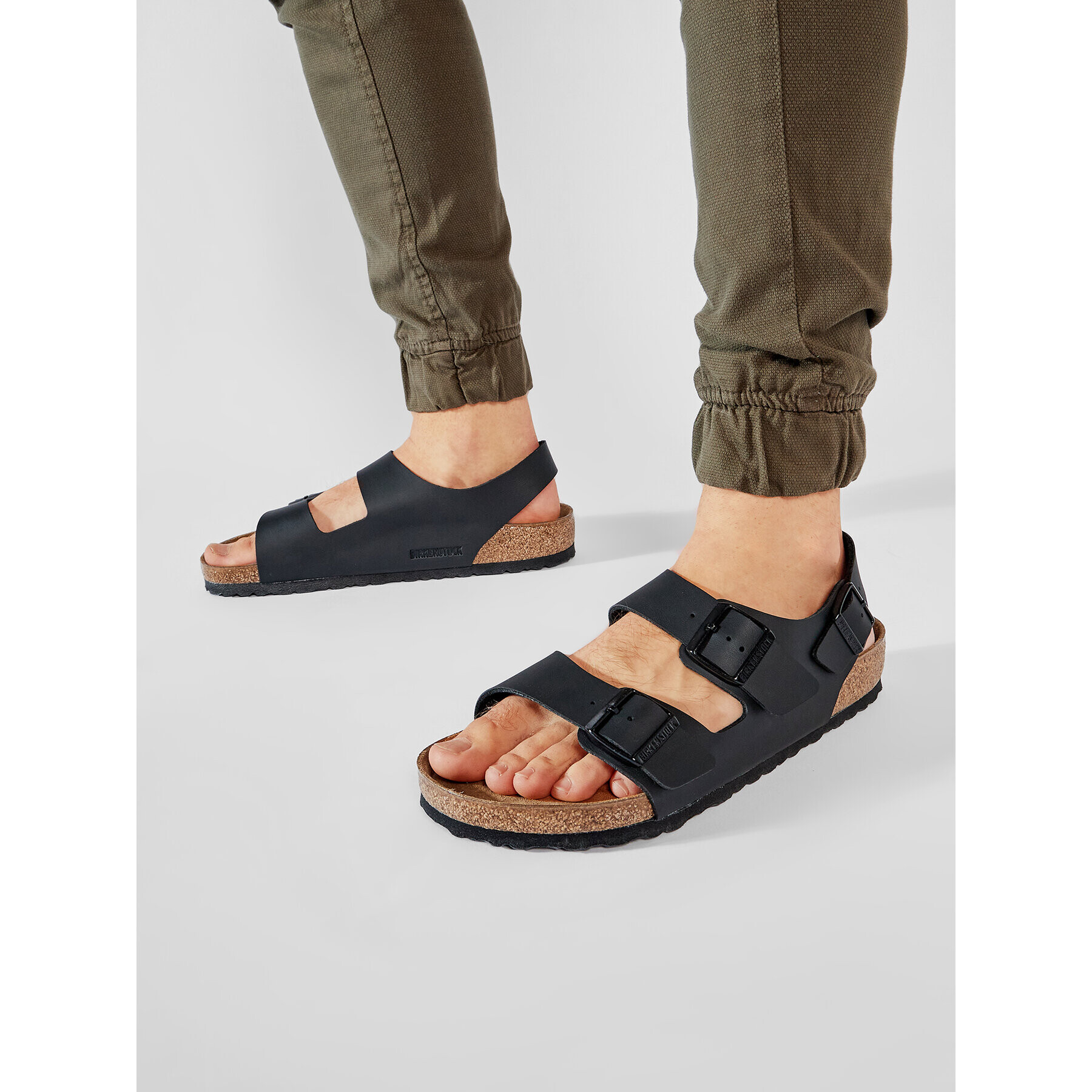 Birkenstock Sandale Milano 034791 Negru - Pled.ro