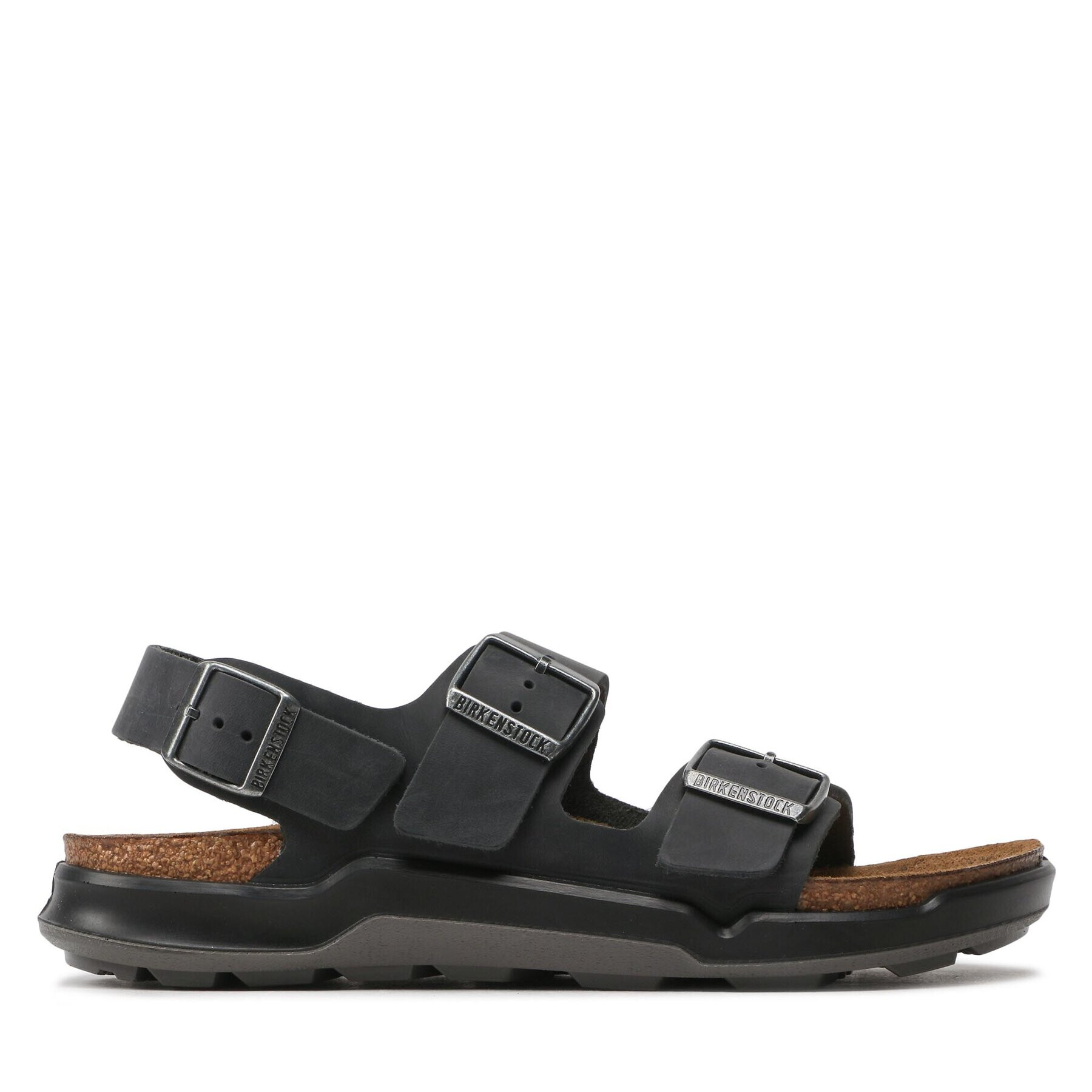 Birkenstock Sandale Milano 1018426 Negru - Pled.ro