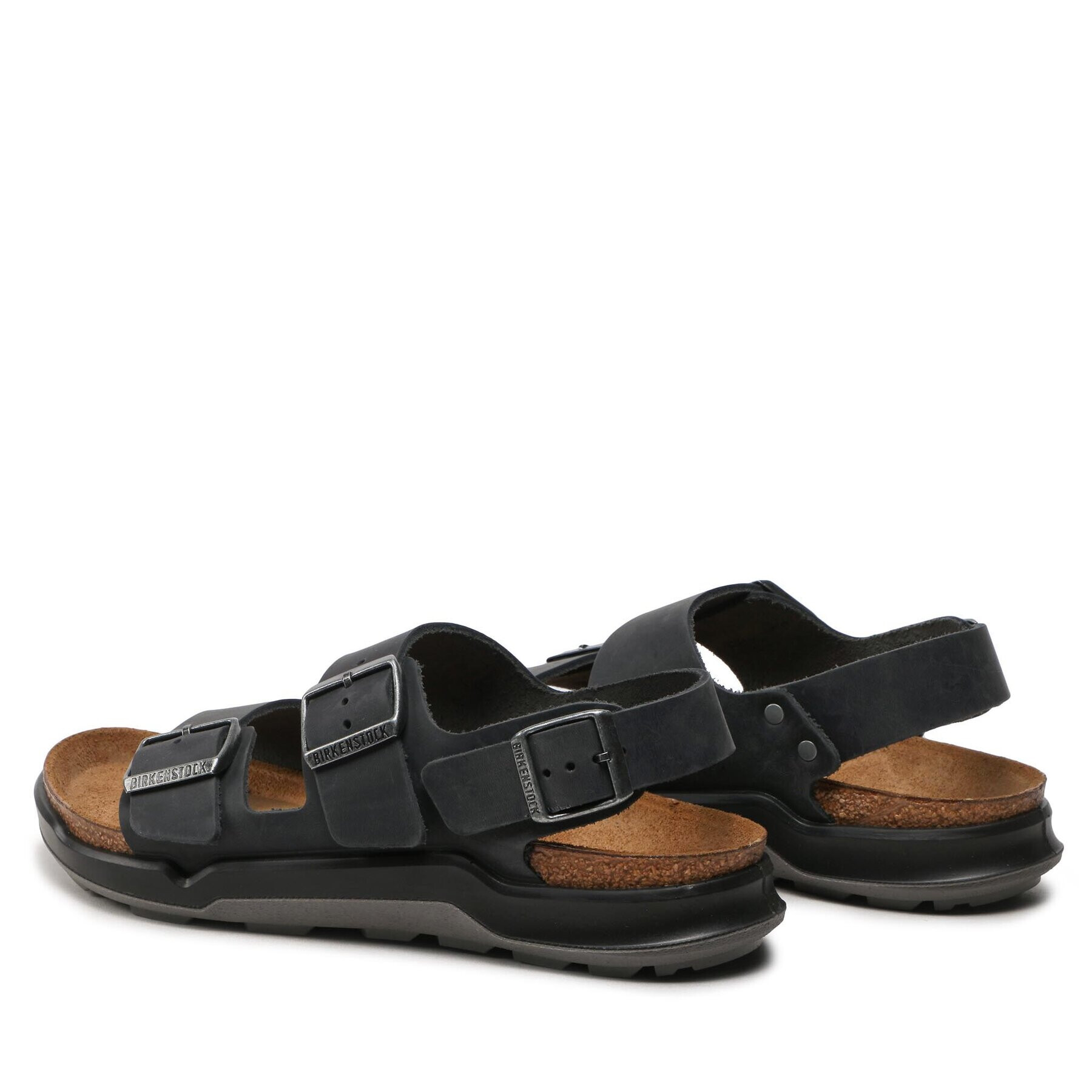 Birkenstock Sandale Milano 1018426 Negru - Pled.ro