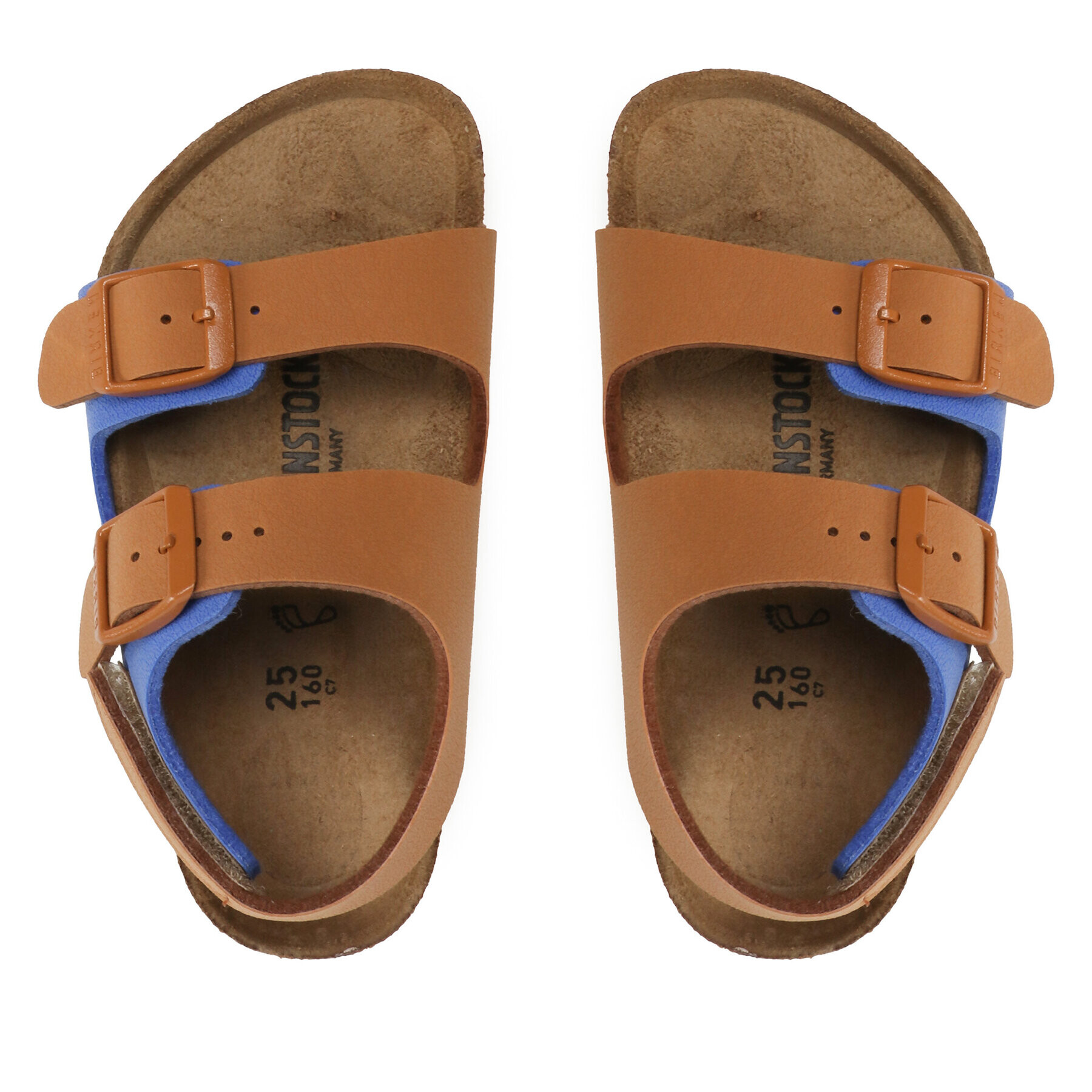 Birkenstock Sandale Milano 1024336 Maro - Pled.ro