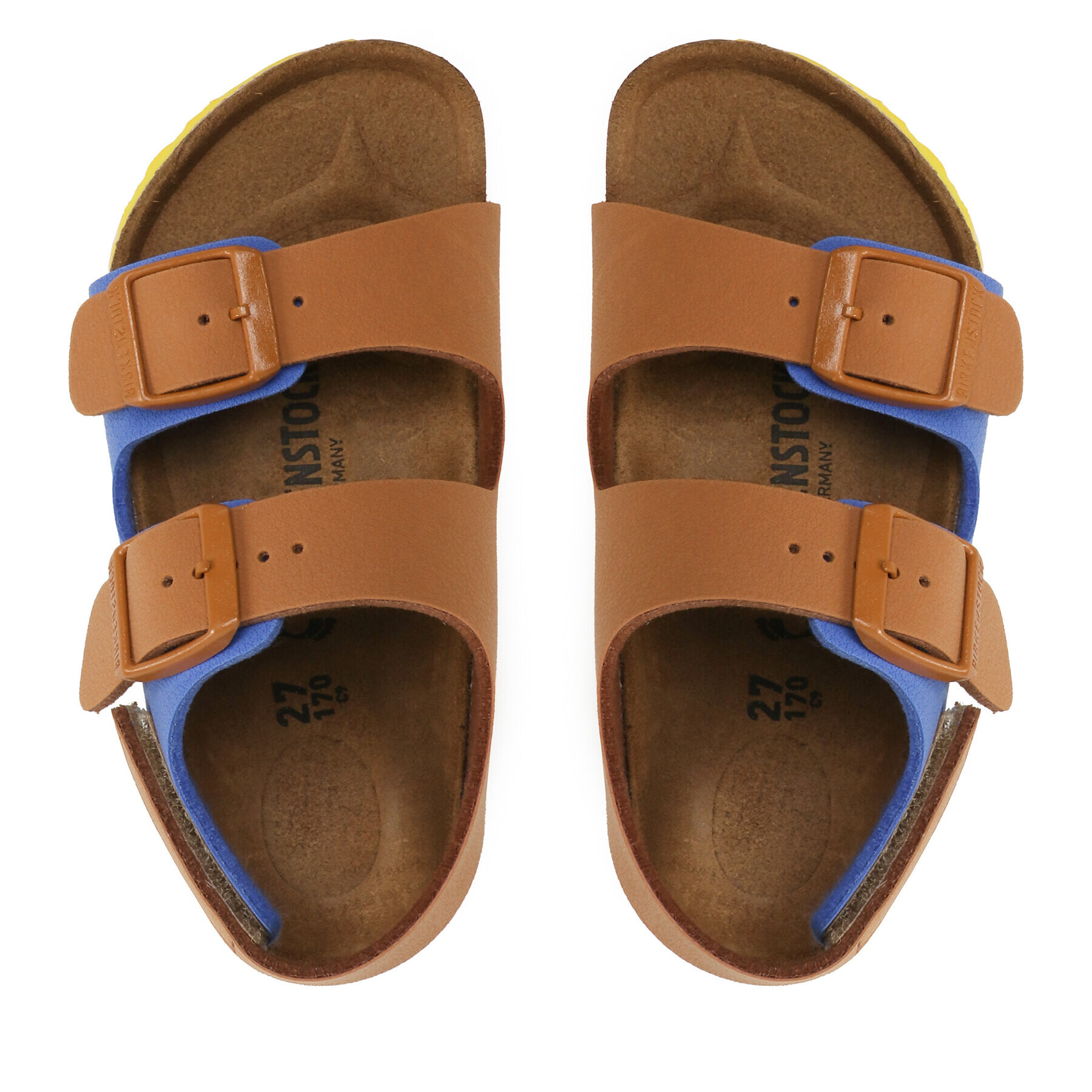 Birkenstock Sandale Milano 1024384 Maro - Pled.ro