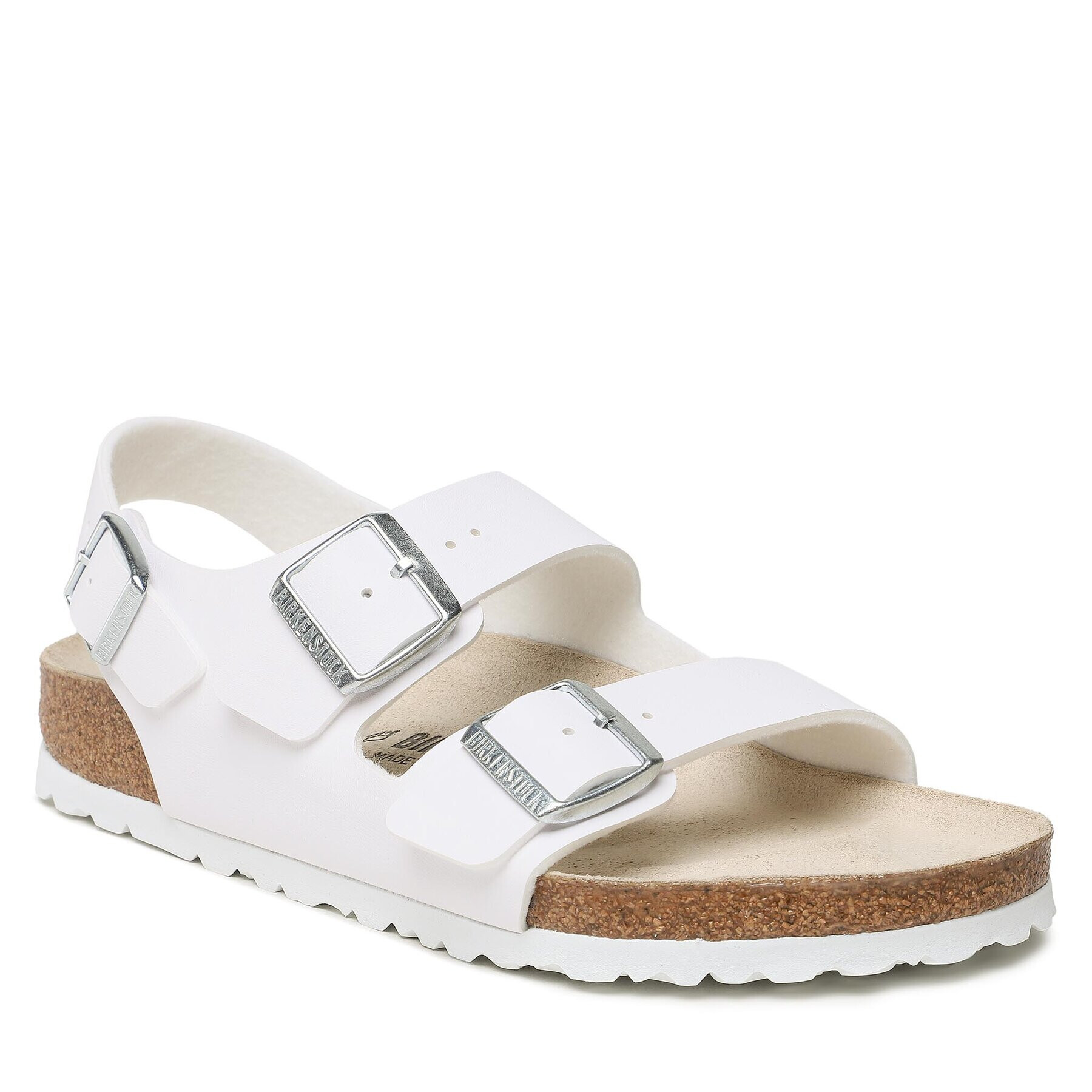 Birkenstock Sandale Milano 34731 Alb - Pled.ro