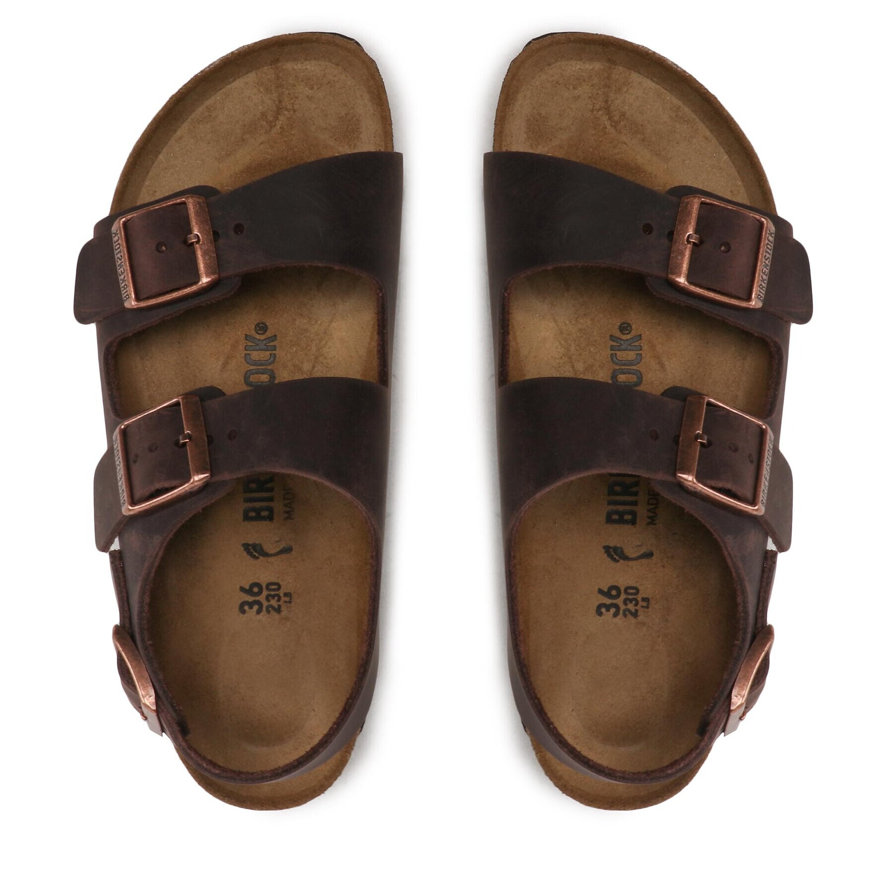 Birkenstock Sandale Milano 34873 Maro - Pled.ro